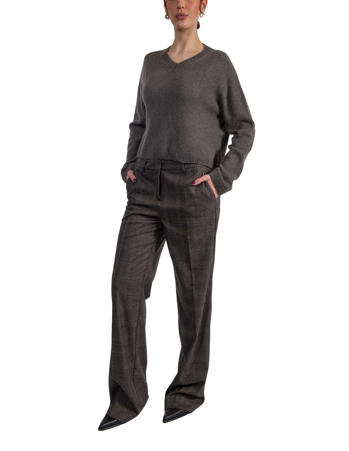 Maglia Edmea brown casha EDMEA L6WC66 BROWN CASHA LIVIANA CONTI 