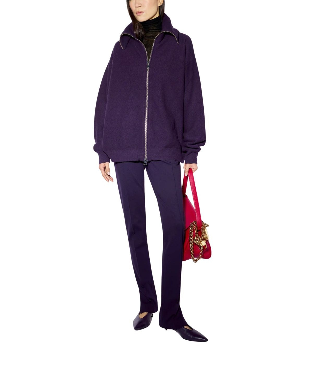 Cardigan Fulton viola FULTON F6WA69 MIRTILLO LIVIANA CONTI 