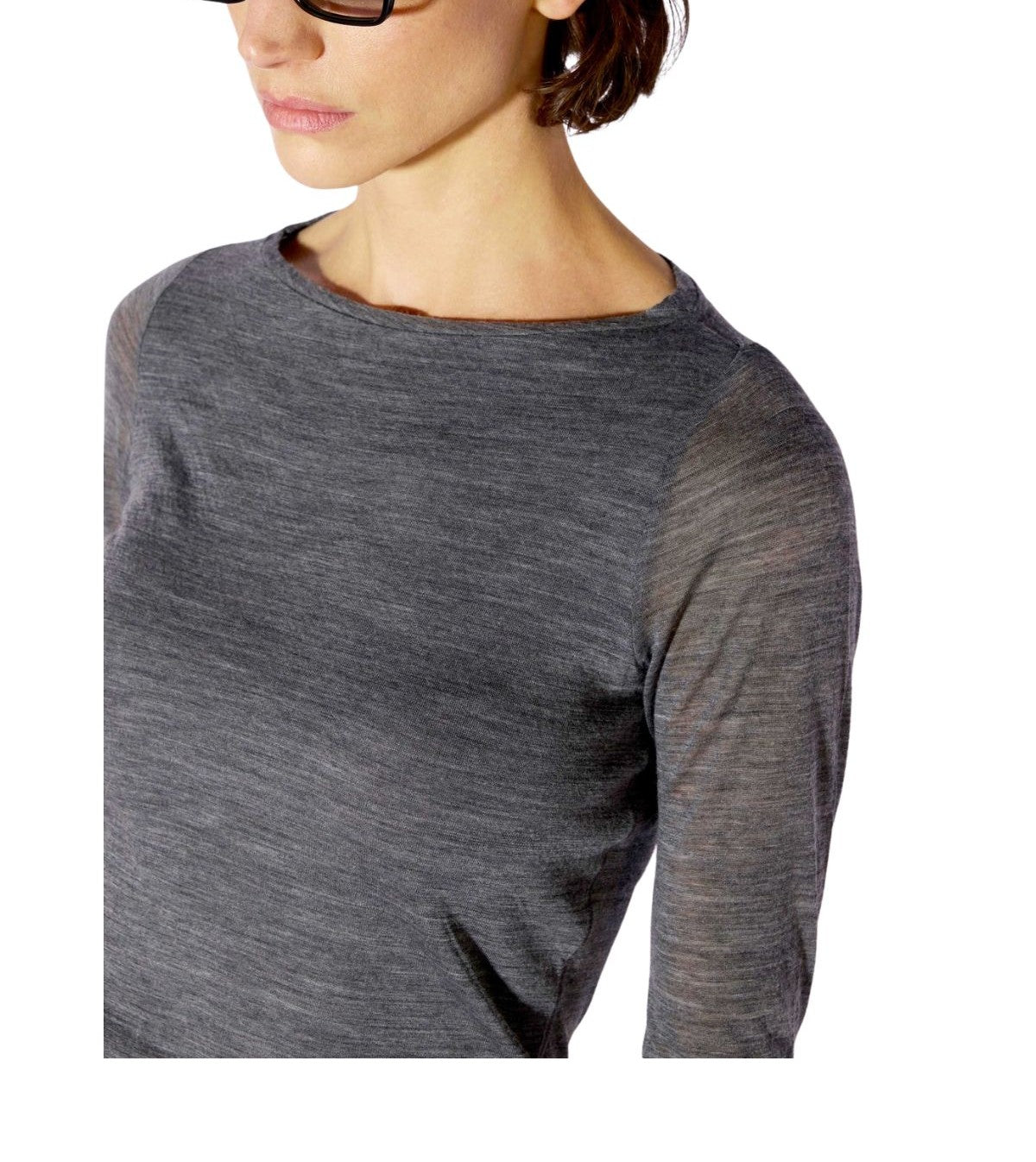 T-shirt Lucrezia Grigio melange LUCREZIA F6WH16 GRIGIO LIVIANA CONTI 