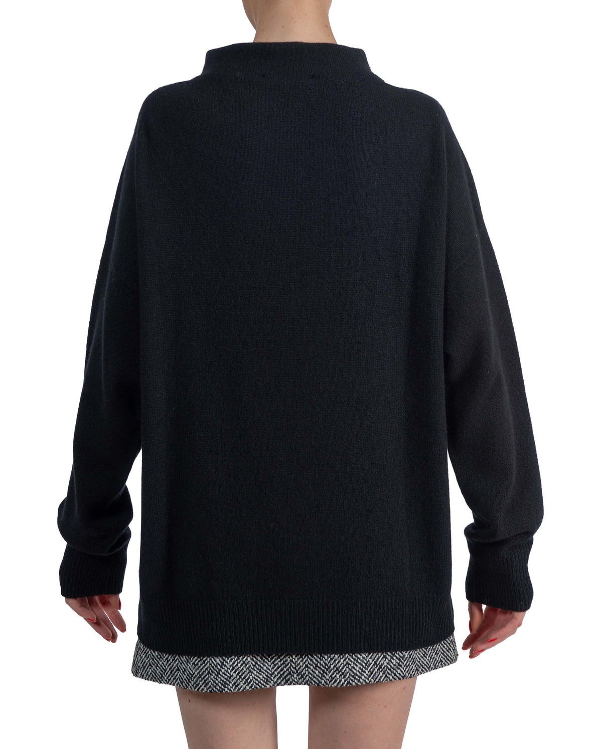 Maglia Nancy nera. NANCY F6WC54 NERO LIVIANA CONTI 