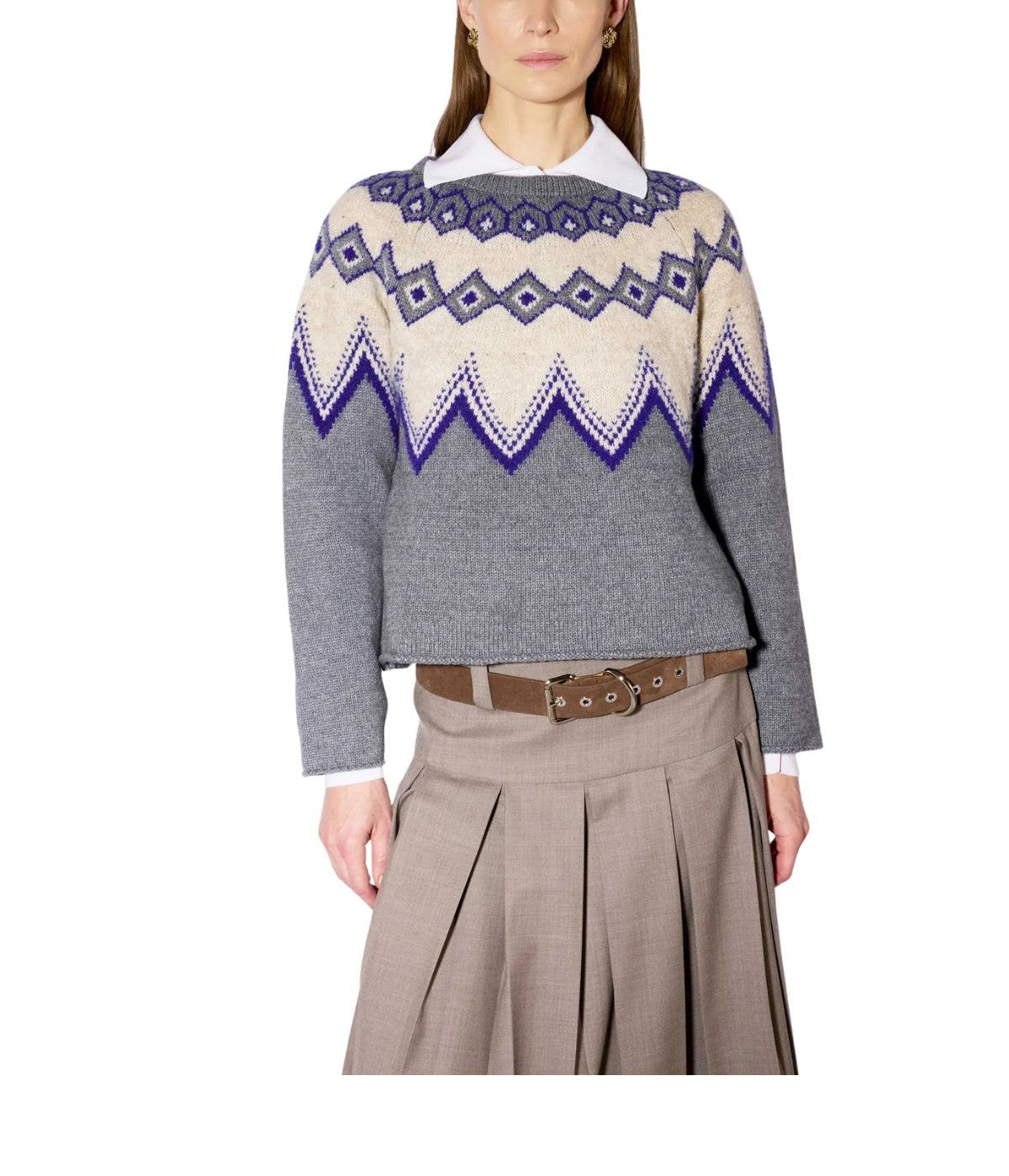Maglia Nelda NELDA F6WC48 GRIGIO LIVIANA CONTI 