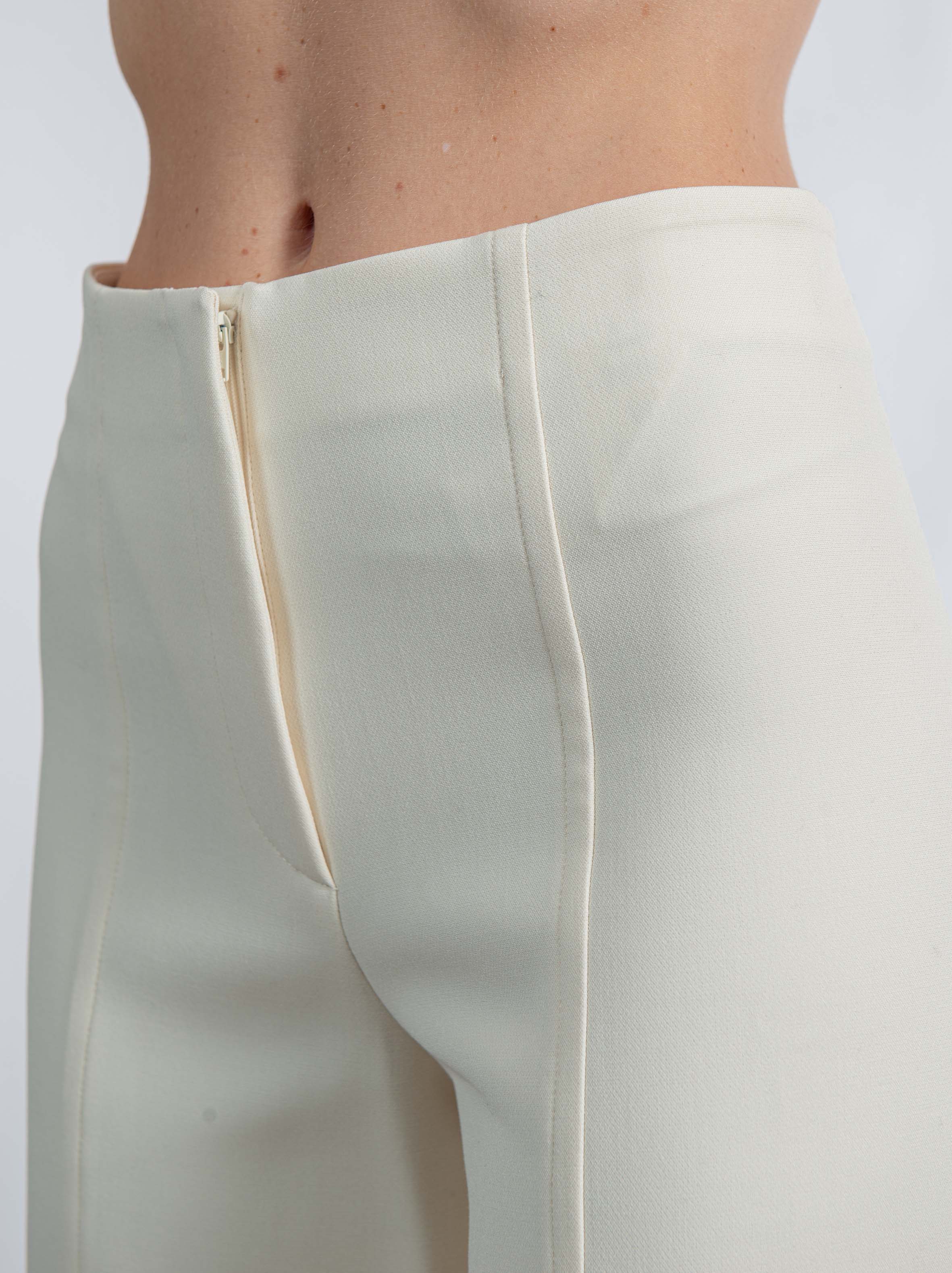 Pantalone palazzo PANTYALONE L6WM28 NATURAL LIVIANA CONTI 