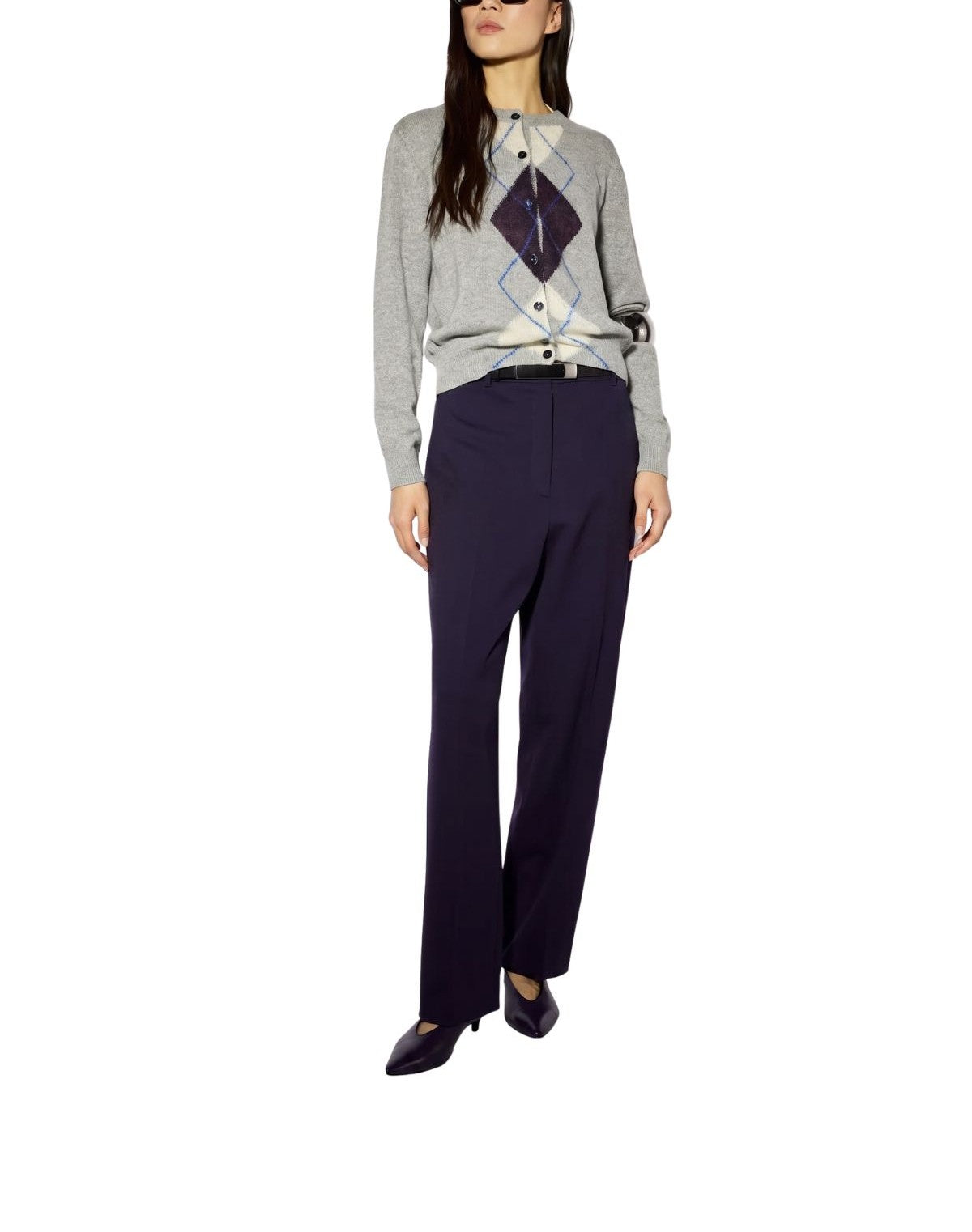 Cardigan Saba grigio SABA F6WC46 GRIGIO LIVIANA CONTI 