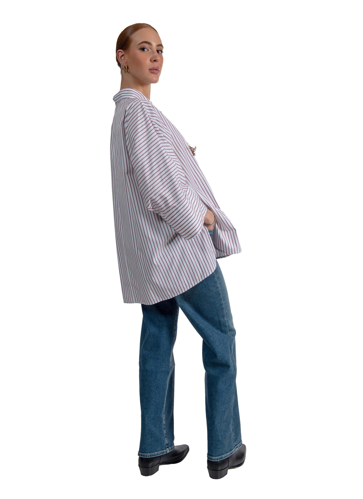 Camicia a righe AVENUE 003 BORDO MAX MARA 