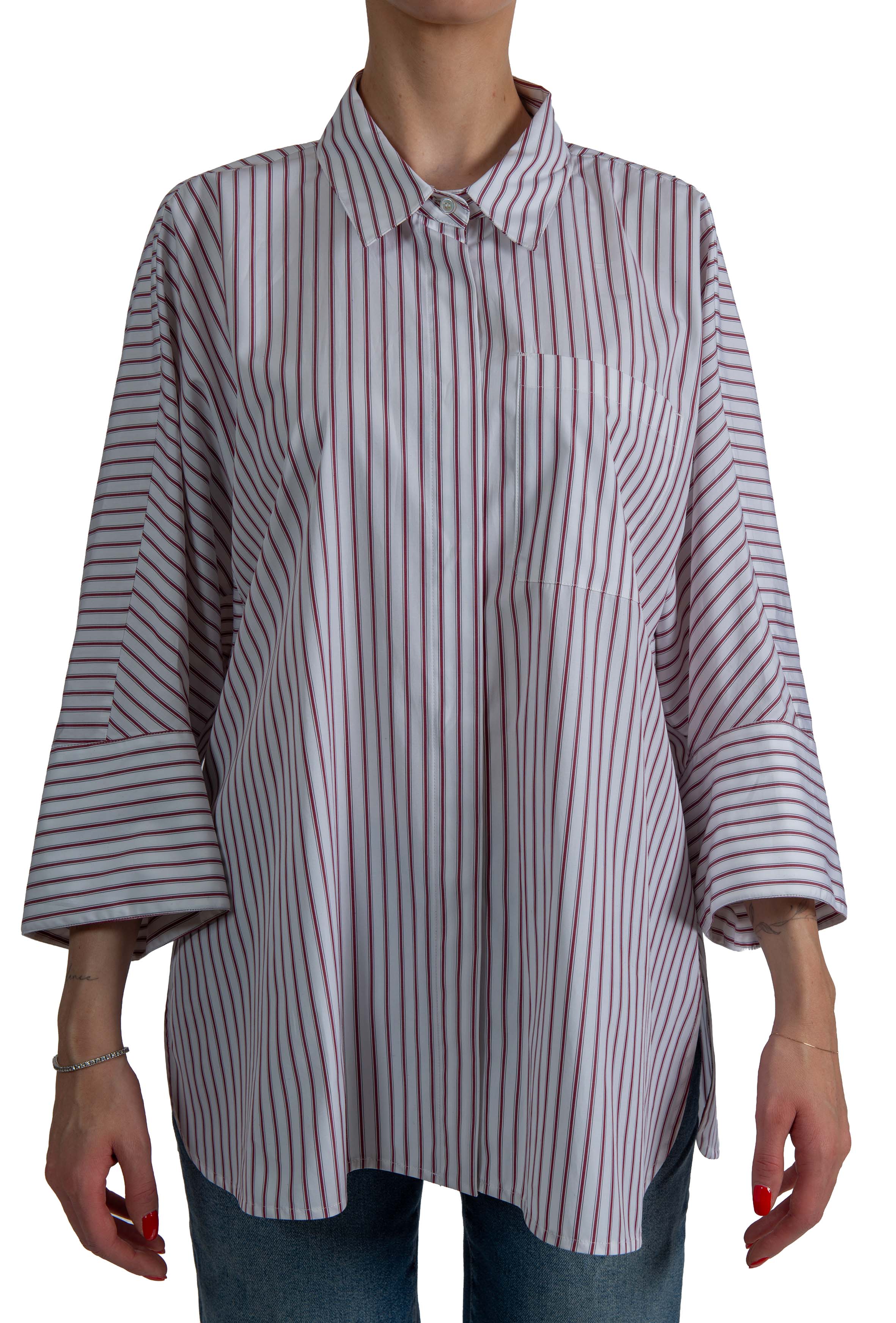 Camicia a righe AVENUE 003 BORDO MAX MARA 