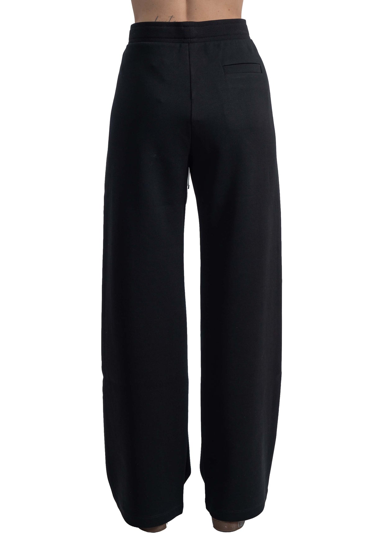 Pantalone in felpa con elastico e laccio nero BALI 005 NERO MAX MARA 