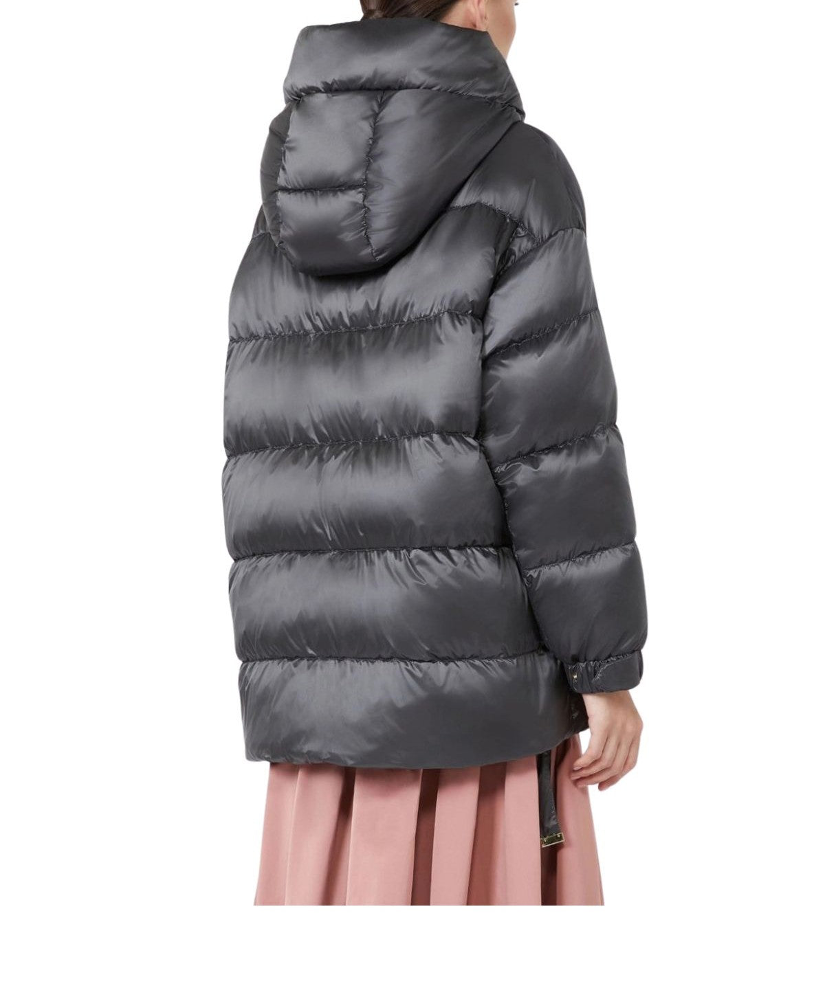 Piumino ampio in tela antigoccia grigio medio- Cariete CARIETE 006 MAX MARA 