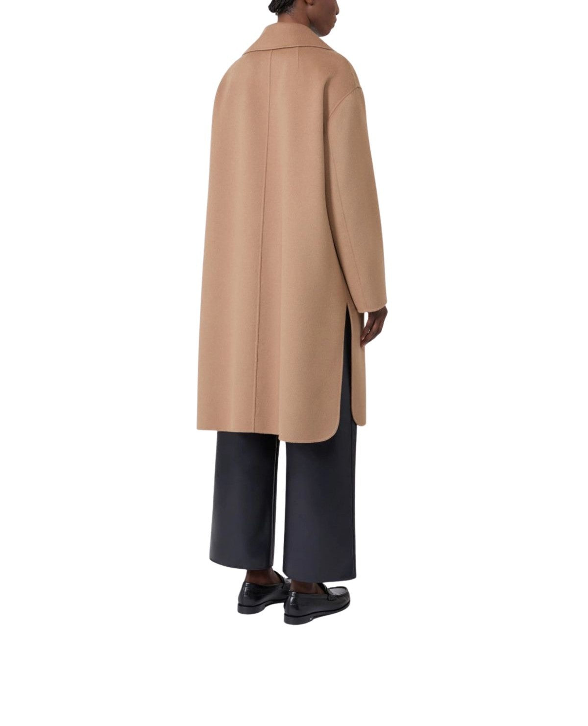 Cappotto midi doppiopetto in lana cammello Magnolia MAGNOLIA 045 CAMMELLO MAX MARA 