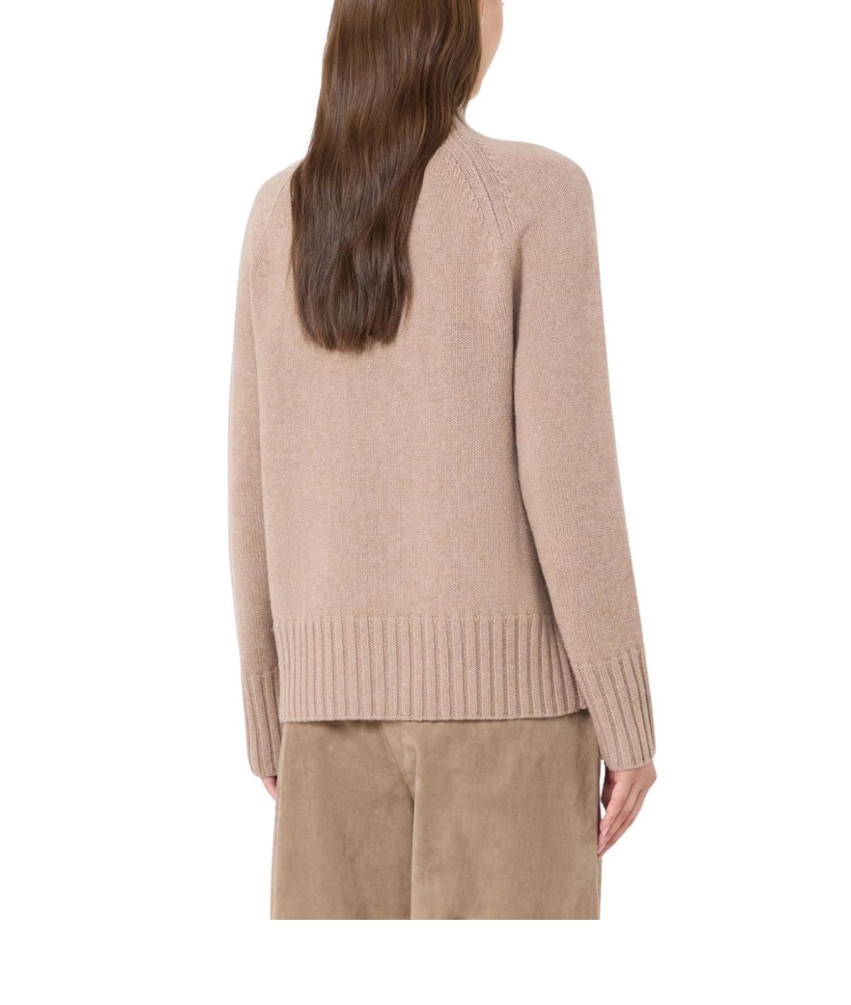 Dolcevita in filato di lana e cashmere cammello- Mantova MANTO9VA 005 MAX MARA 