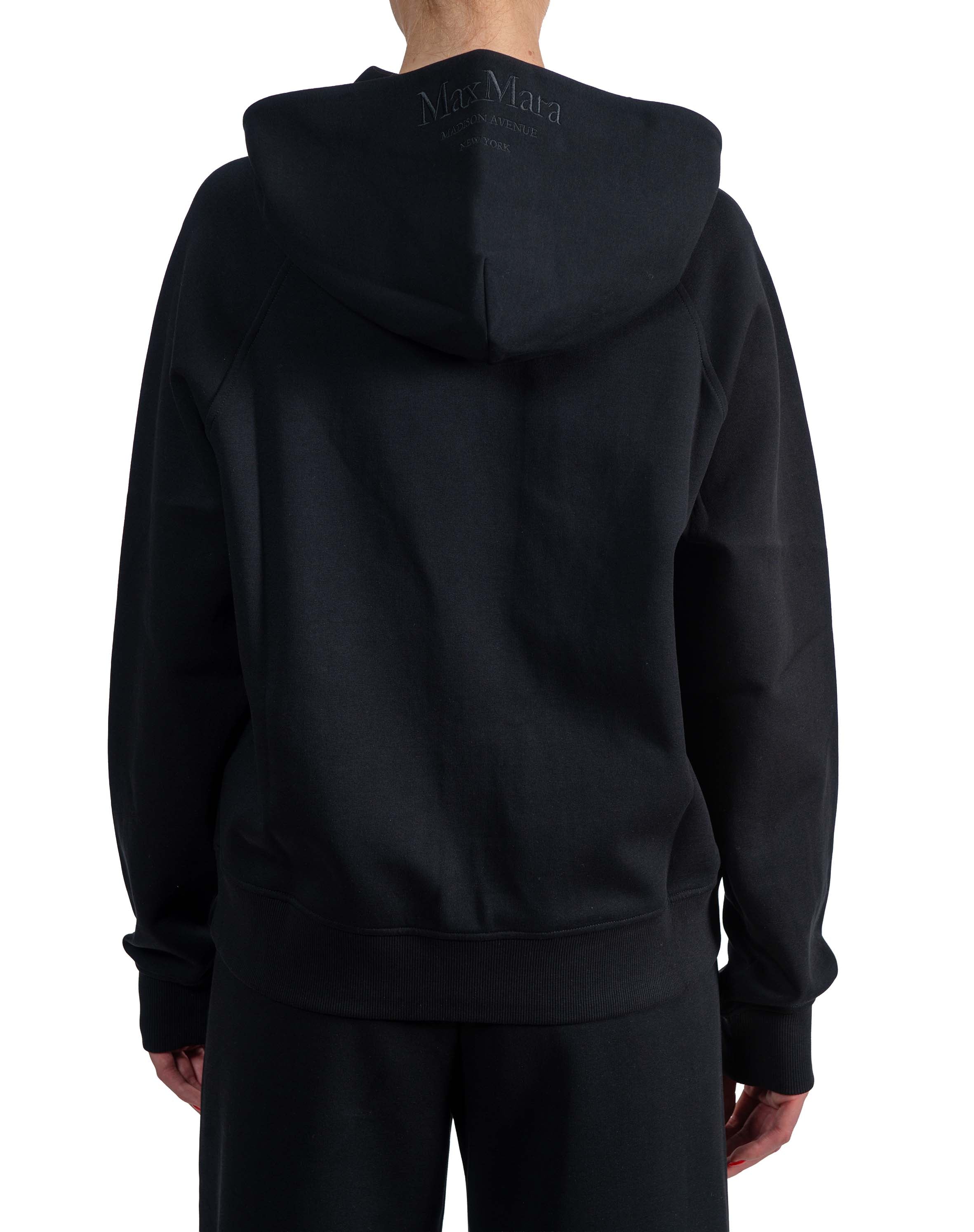Felpa in jersey di cotone tecnico nera Marea MAREA 05 NERO MAX MARA 