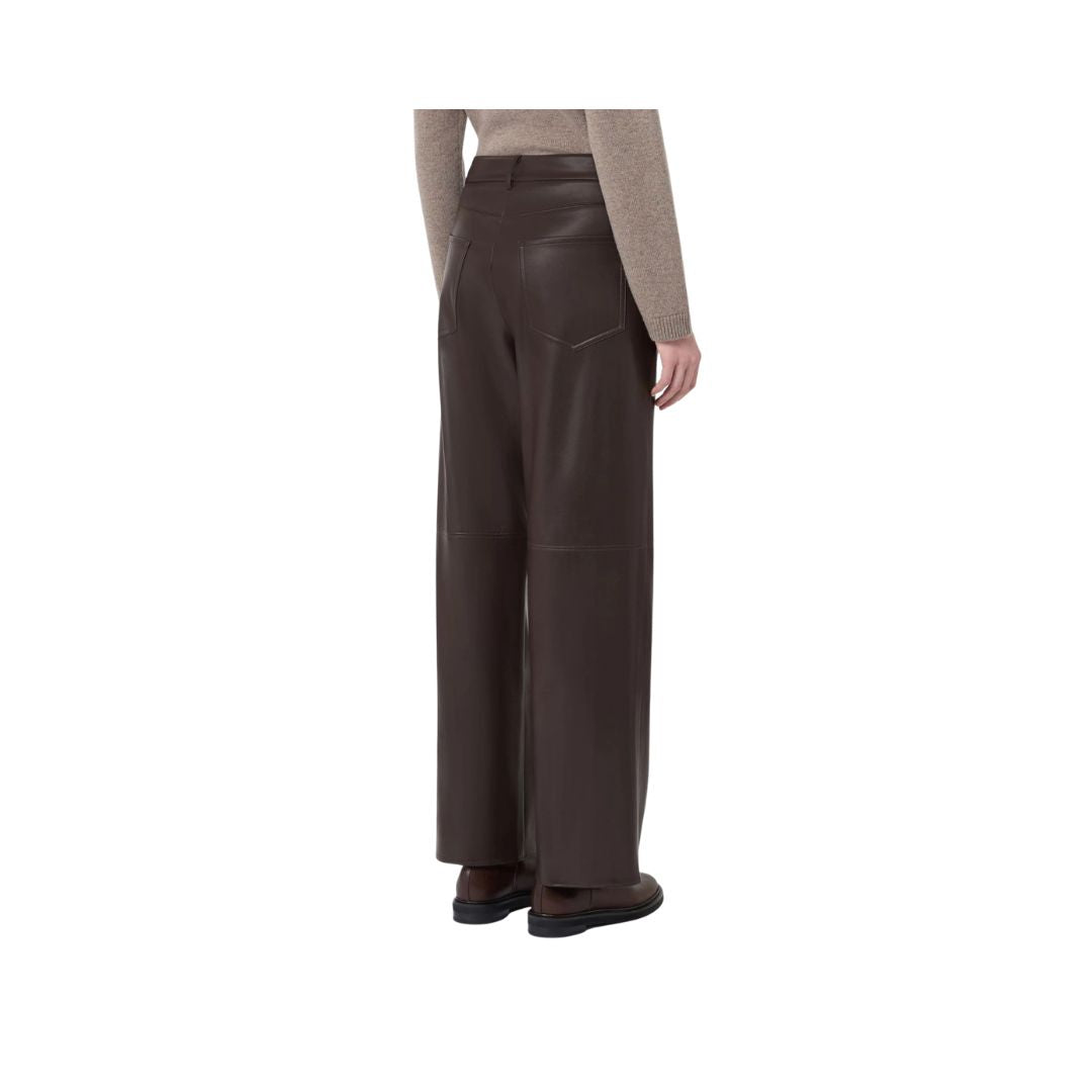 Pantalone regular in jersey spalmato bordeaux- Sospiro SOSPIRO 004 MAX MARA 
