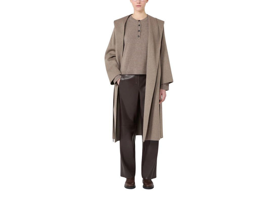 Pantalone regular in jersey spalmato bordeaux- Sospiro SOSPIRO 004 MAX MARA 