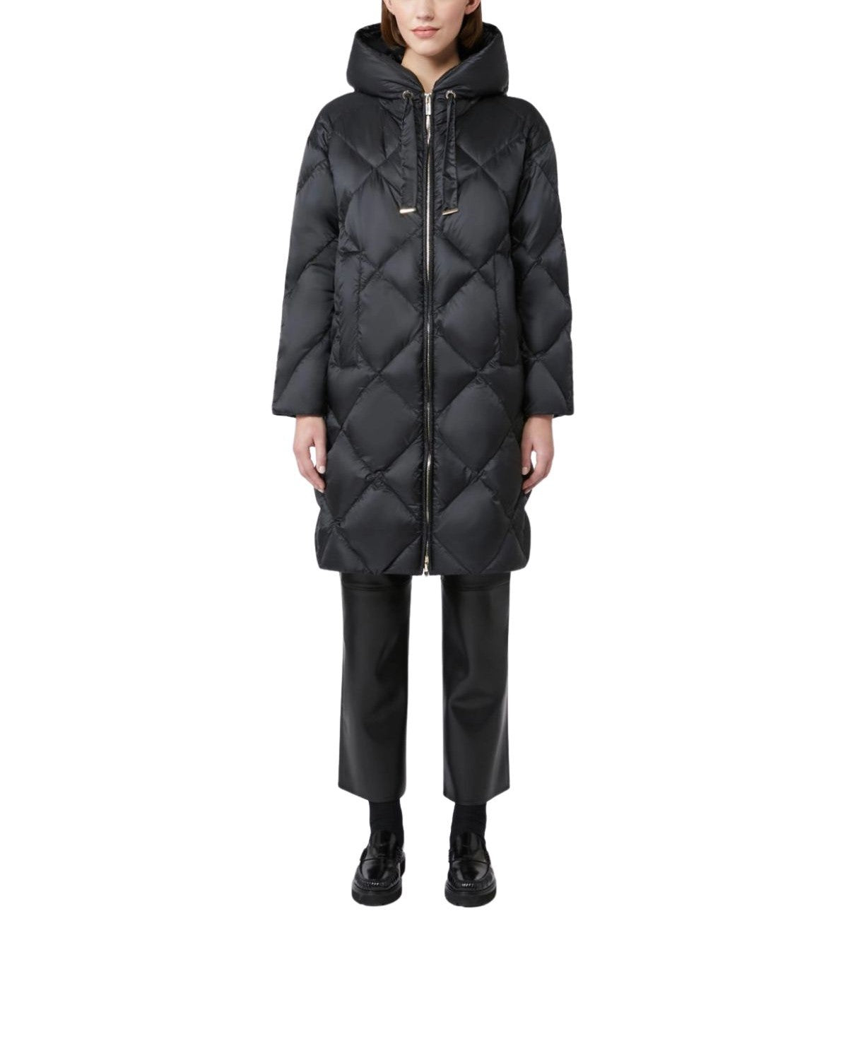 Piumino Trefe nero TREFE 002 MAX MARA 