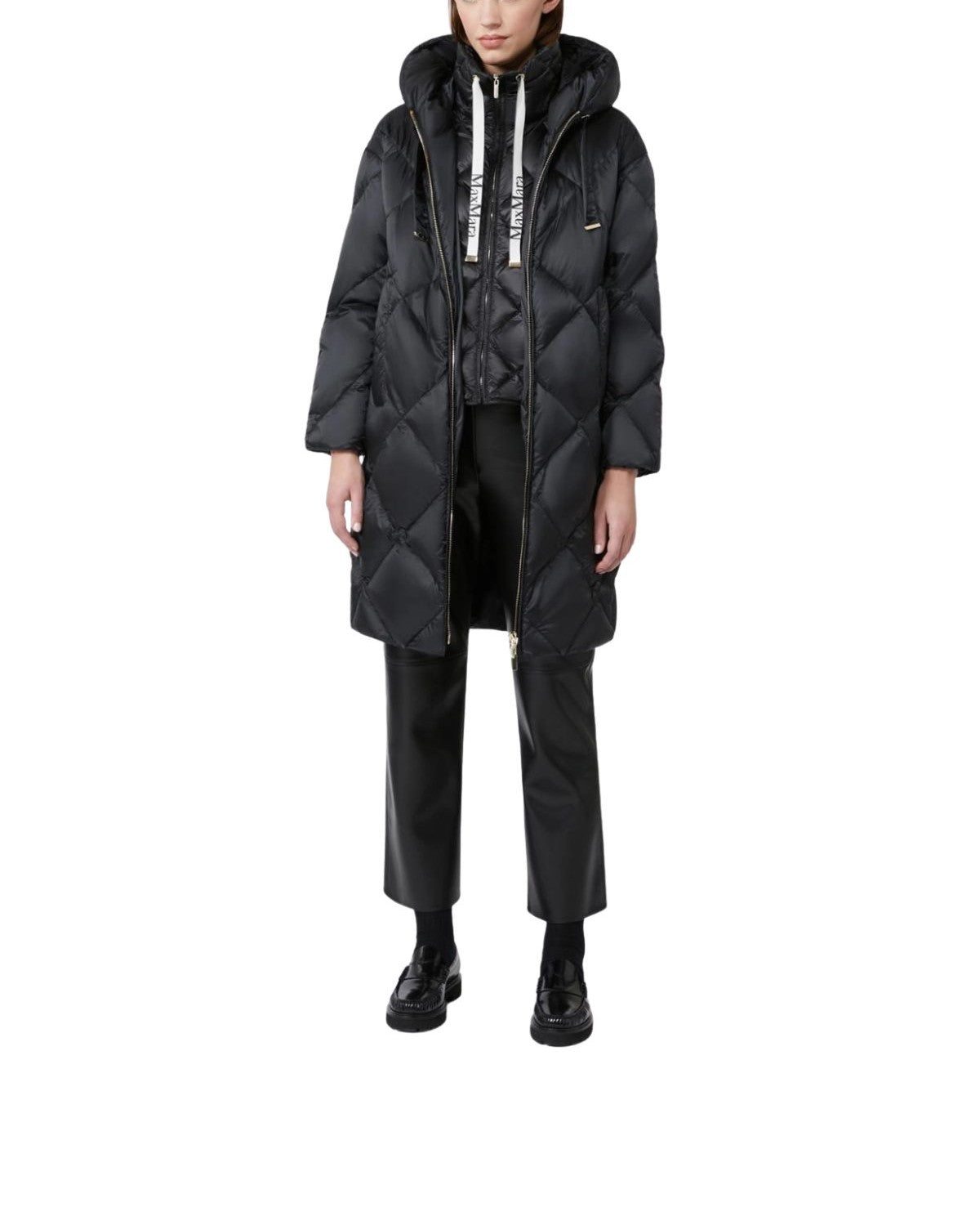 Piumino Trefe nero TREFE 002 MAX MARA 
