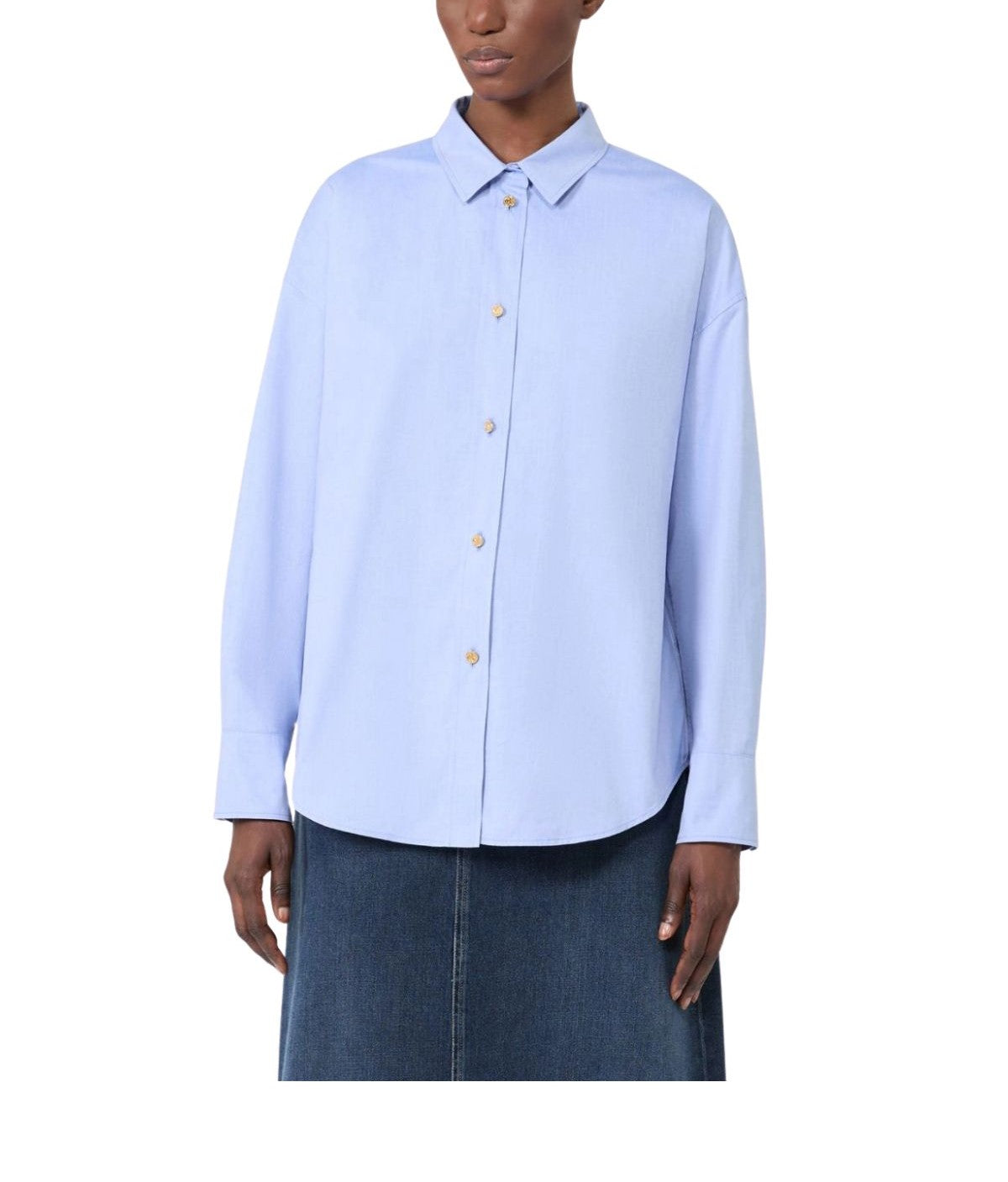 Camicia in Oxford di cotone azzurra- Volontà VOLONTA 001 CELESTE MAX MARA 