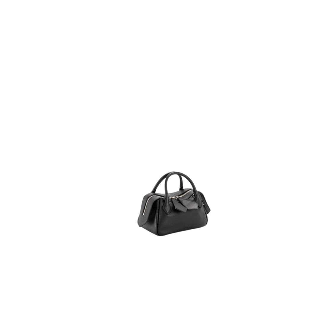 Borsa Alice vitello granato nero. ALICE NERO MINO BOSSI 