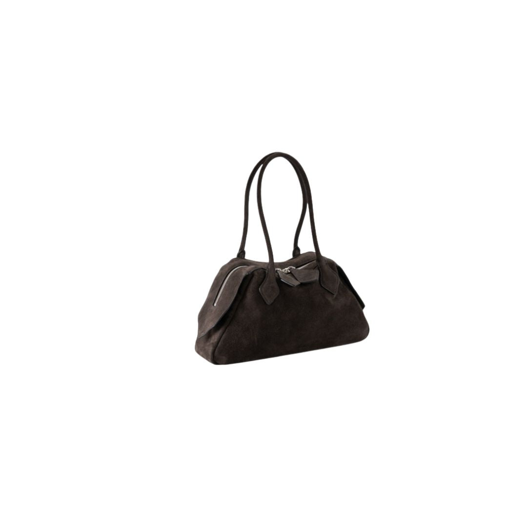 Borsa Angie suede testa di moro ANGIE T.MORO MINO BOSSI 