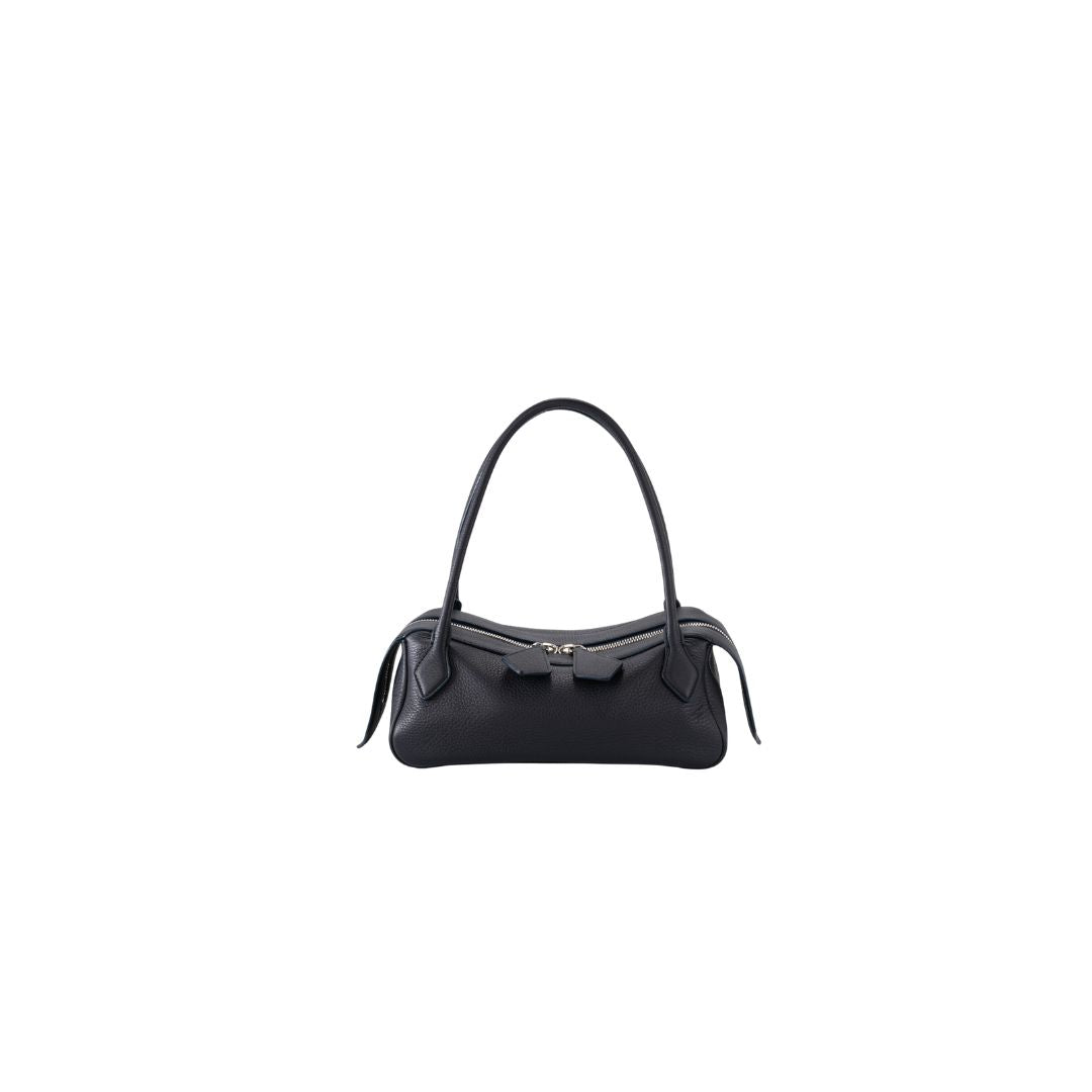 Borsa ANNA in vitello granato nero ANNA NERO MINO BOSSI 