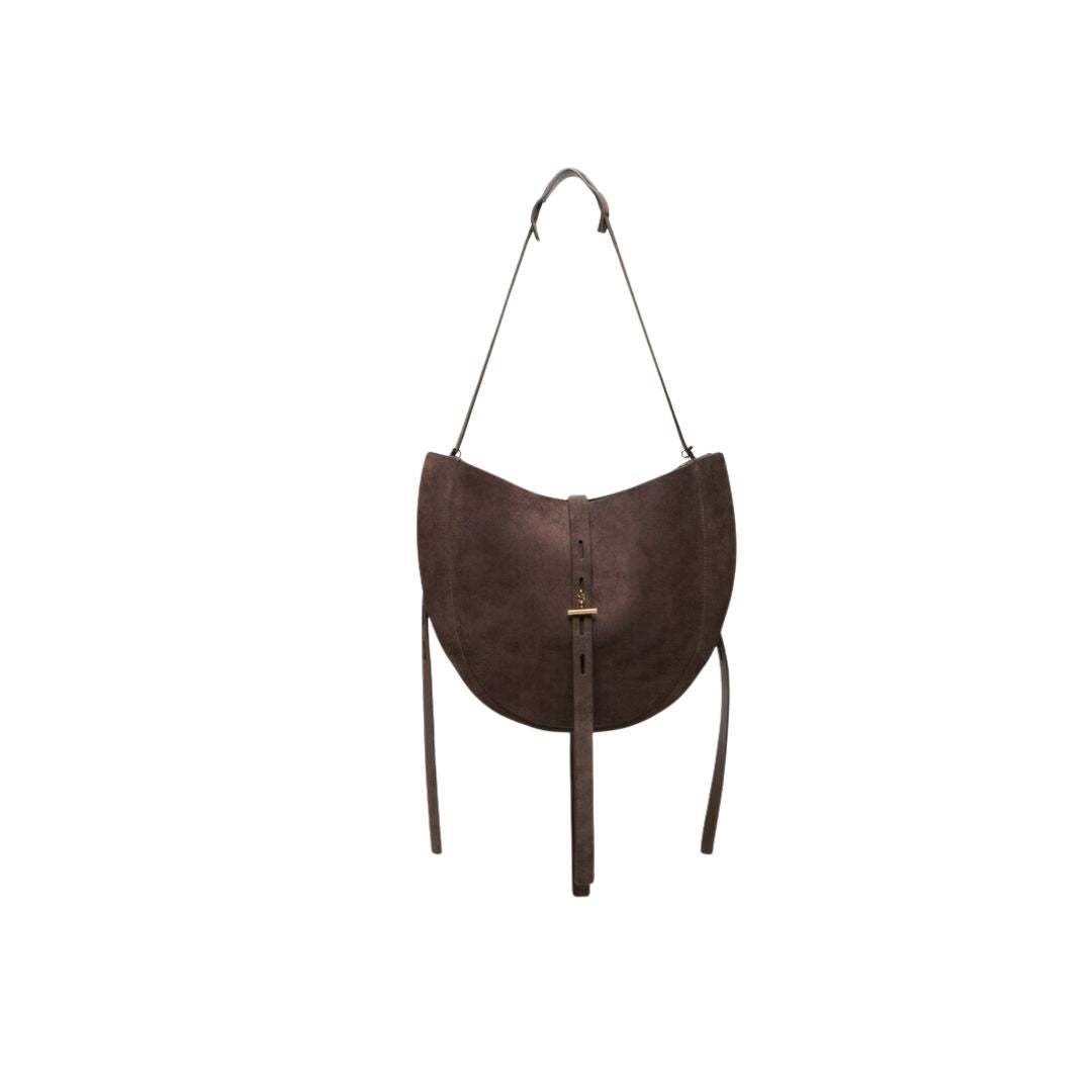 Borsa Lizzie suede testa di moro LIZZIE T.MORO MINO BOSSI 