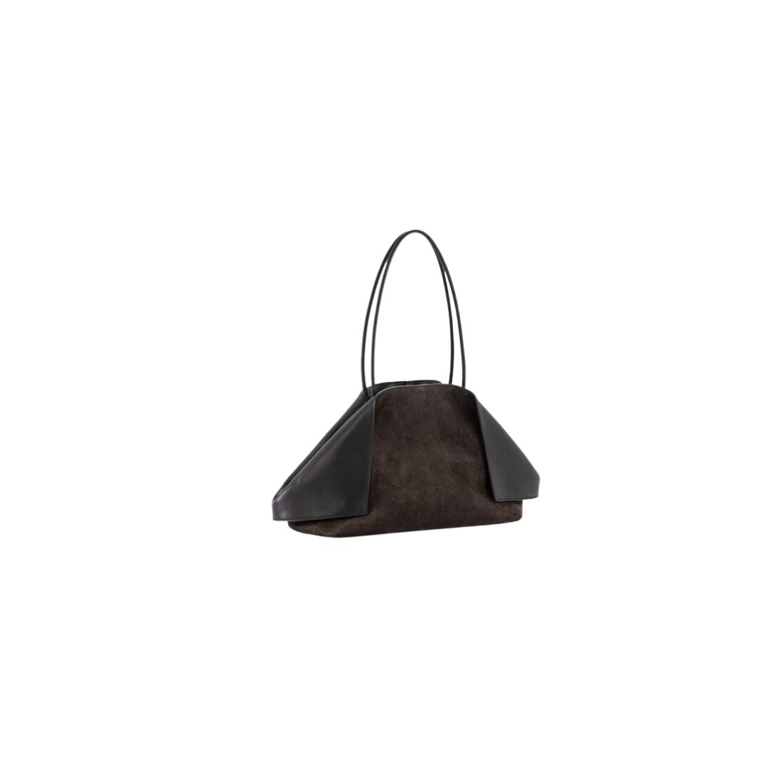 Borsa Valeri in suede testa di moro VALERY T.MORO MINO BOSSI 