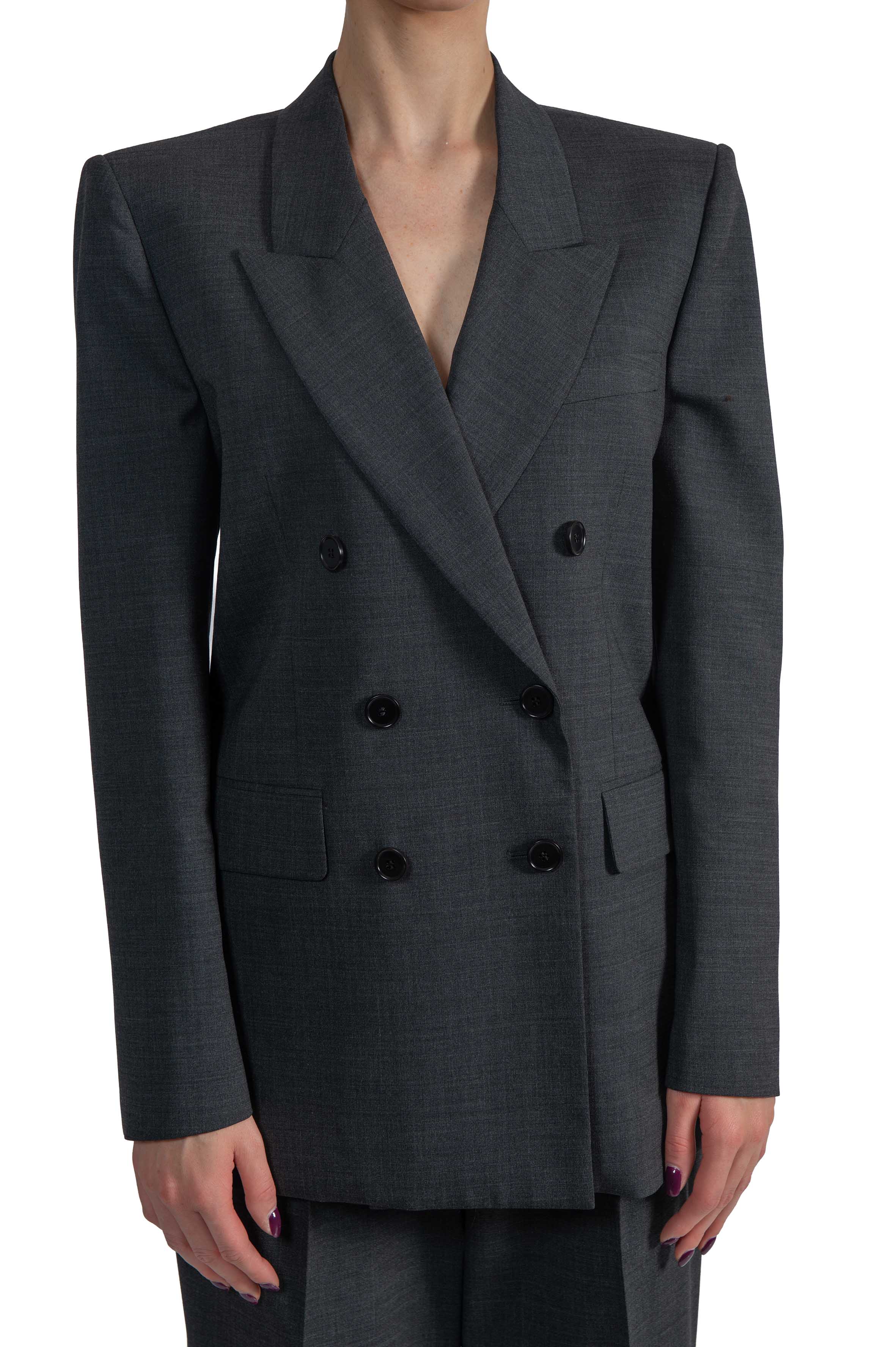Giacca doppio petto 4141MDG13 ANTRACITE MSGM 