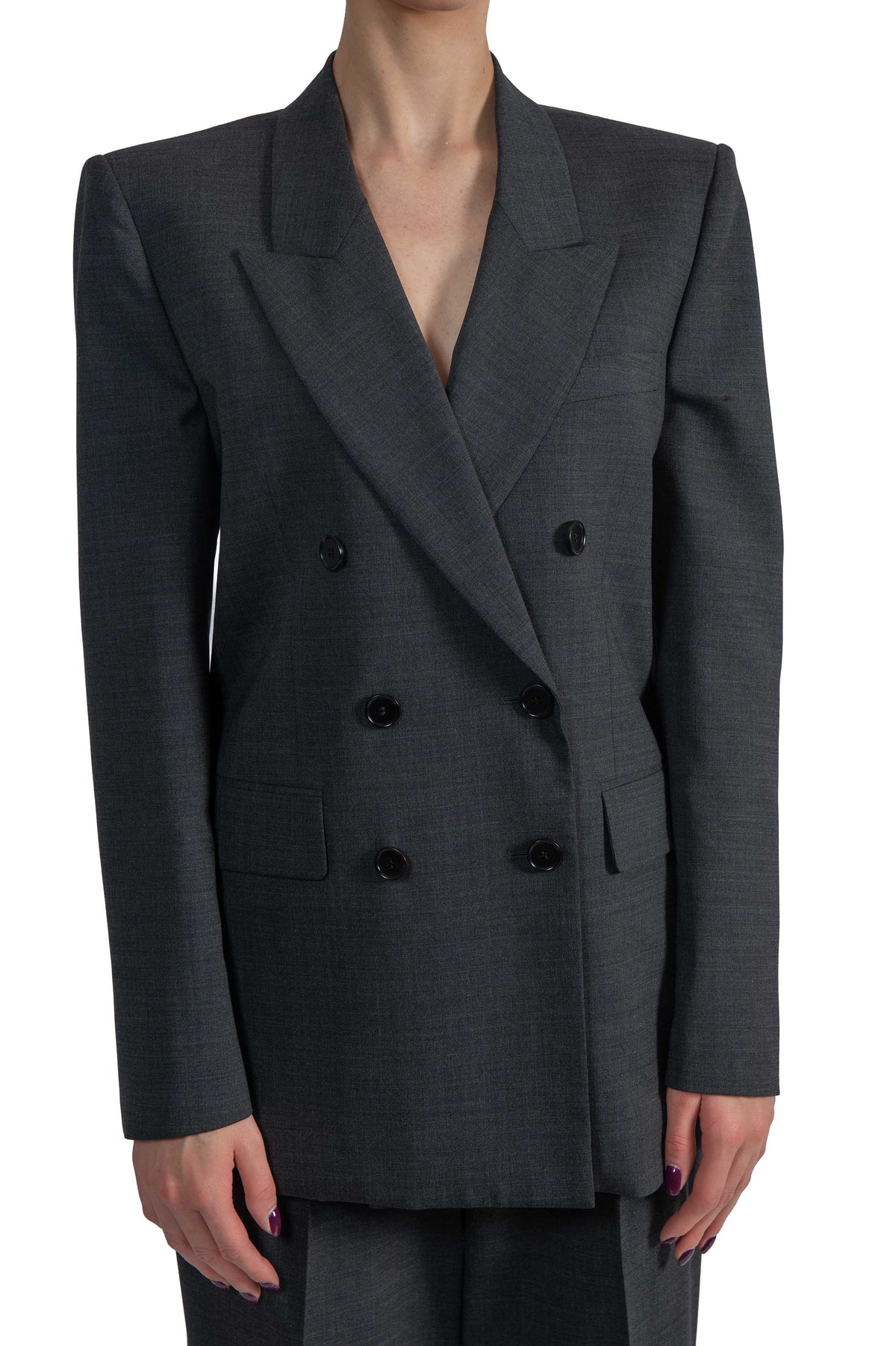 Giacca doppio petto 4141MDG13 ANTRACITE MSGM 