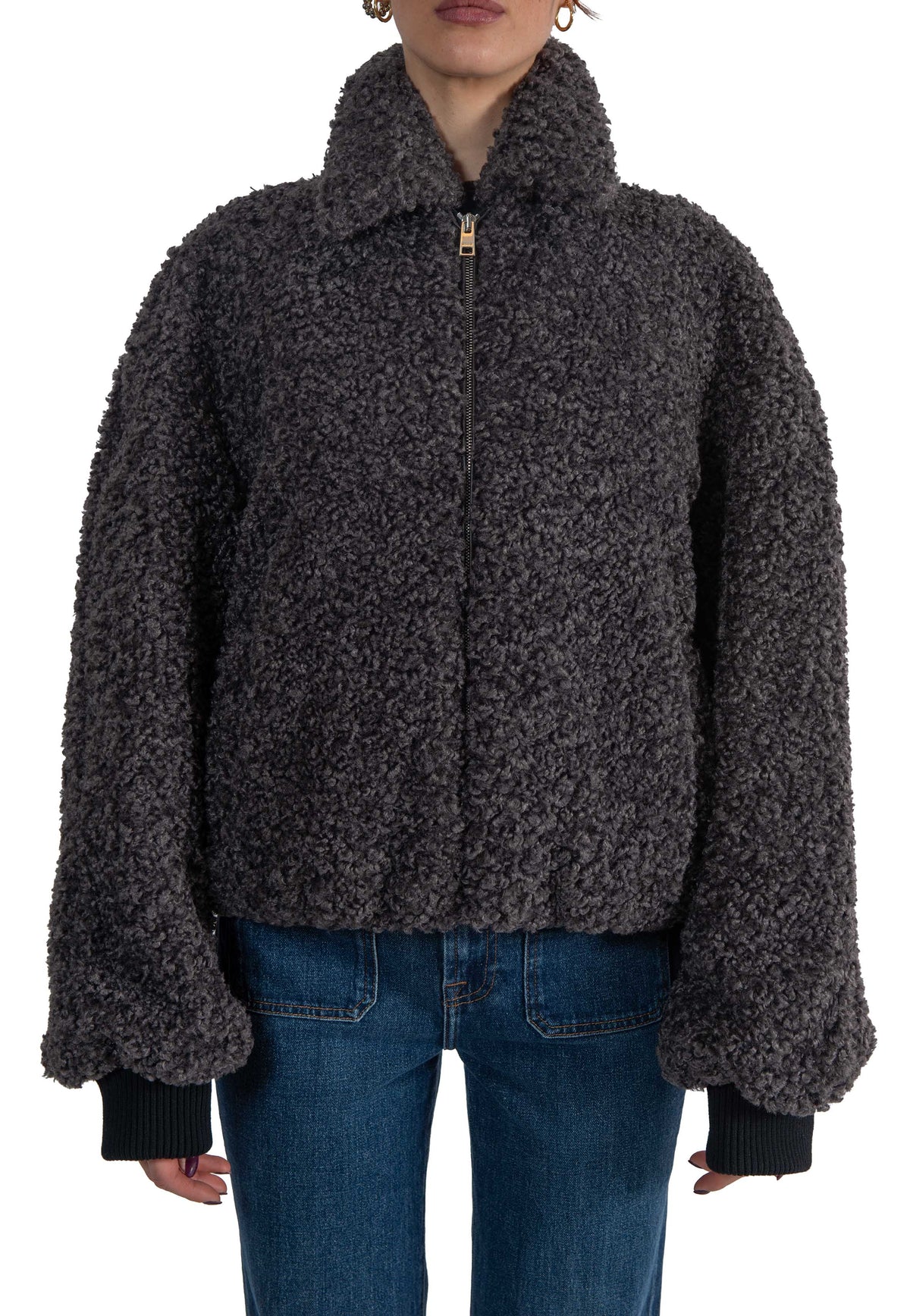 Bomber marrone 4141MDH15 GREY MSGM 