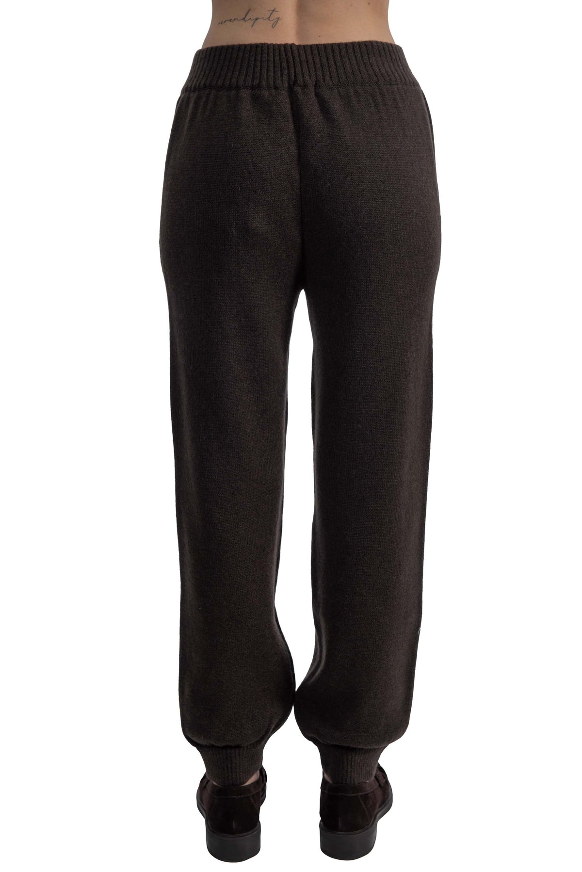 Pantalone jogger testa di moro.<BR/> 4141MDP190 BROWN MSGM 