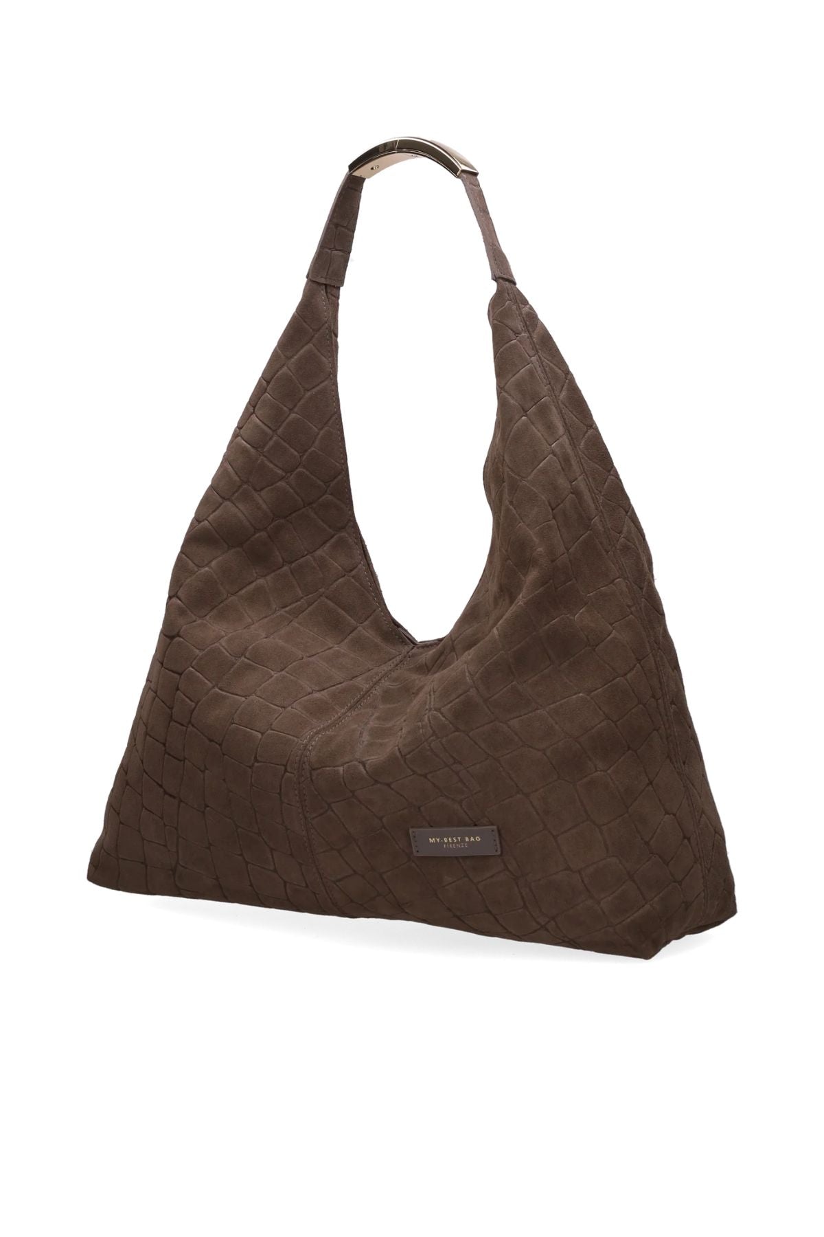 Borsa Ellisse Croco 3030L moro ELLISSE CROCO 3030L DARK BROWN MY BEST BAG 