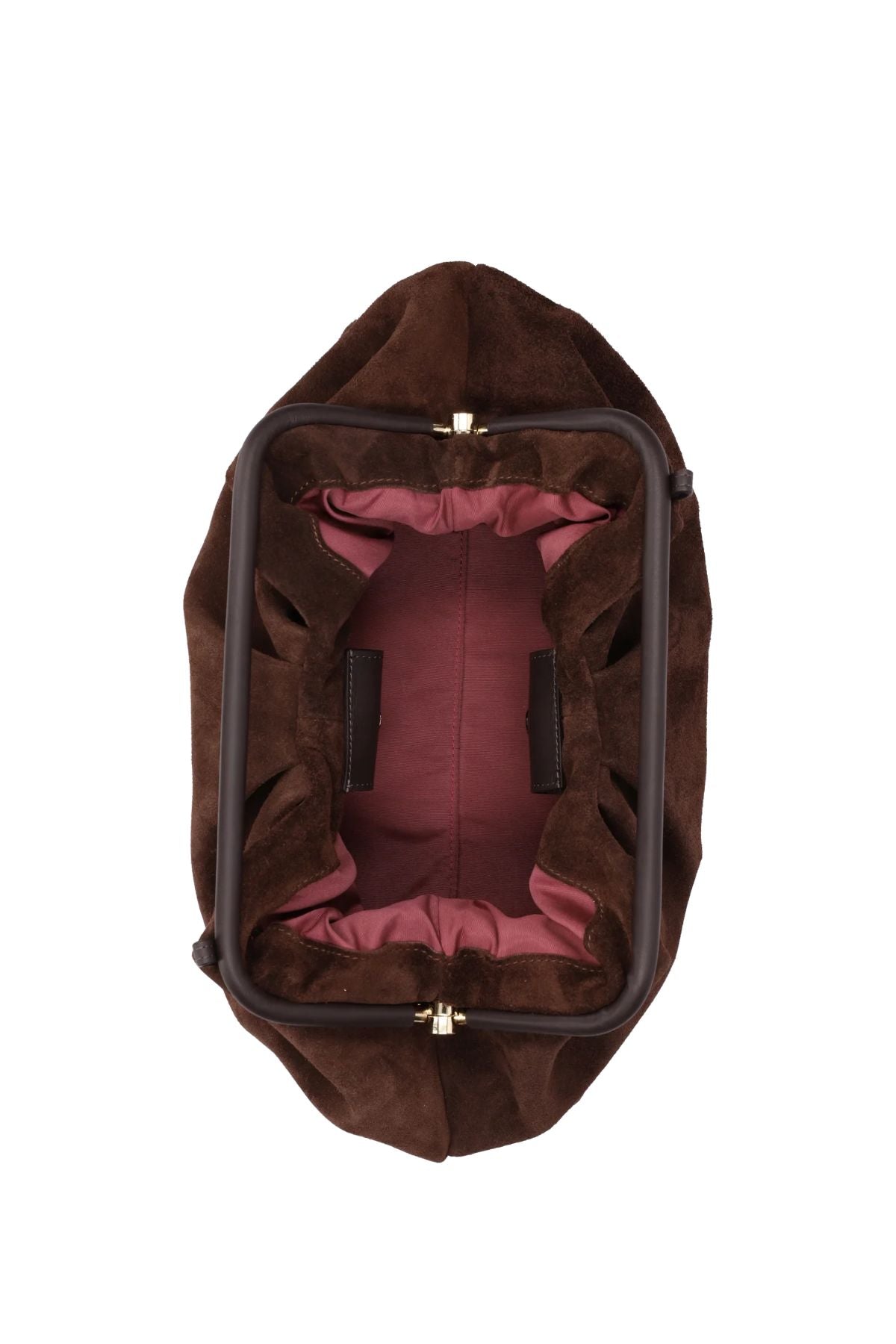 Borsa Janine camoscio testa di moro JANINE 3026L DARK BROWN MY BEST BAG 