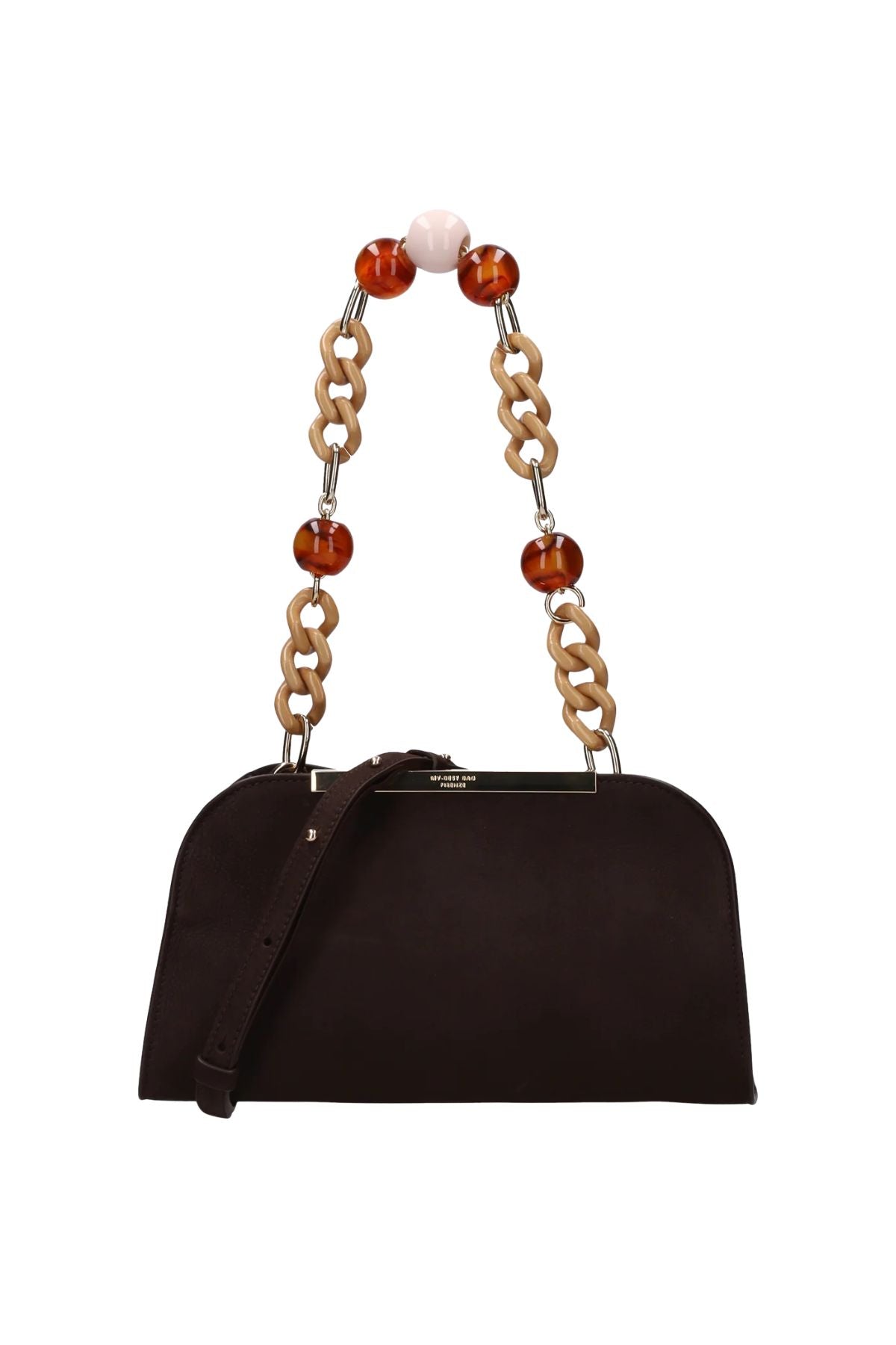 Borsa Kate suede testa di moro KATE 3041 DARK BROWN MY BEST BAG 