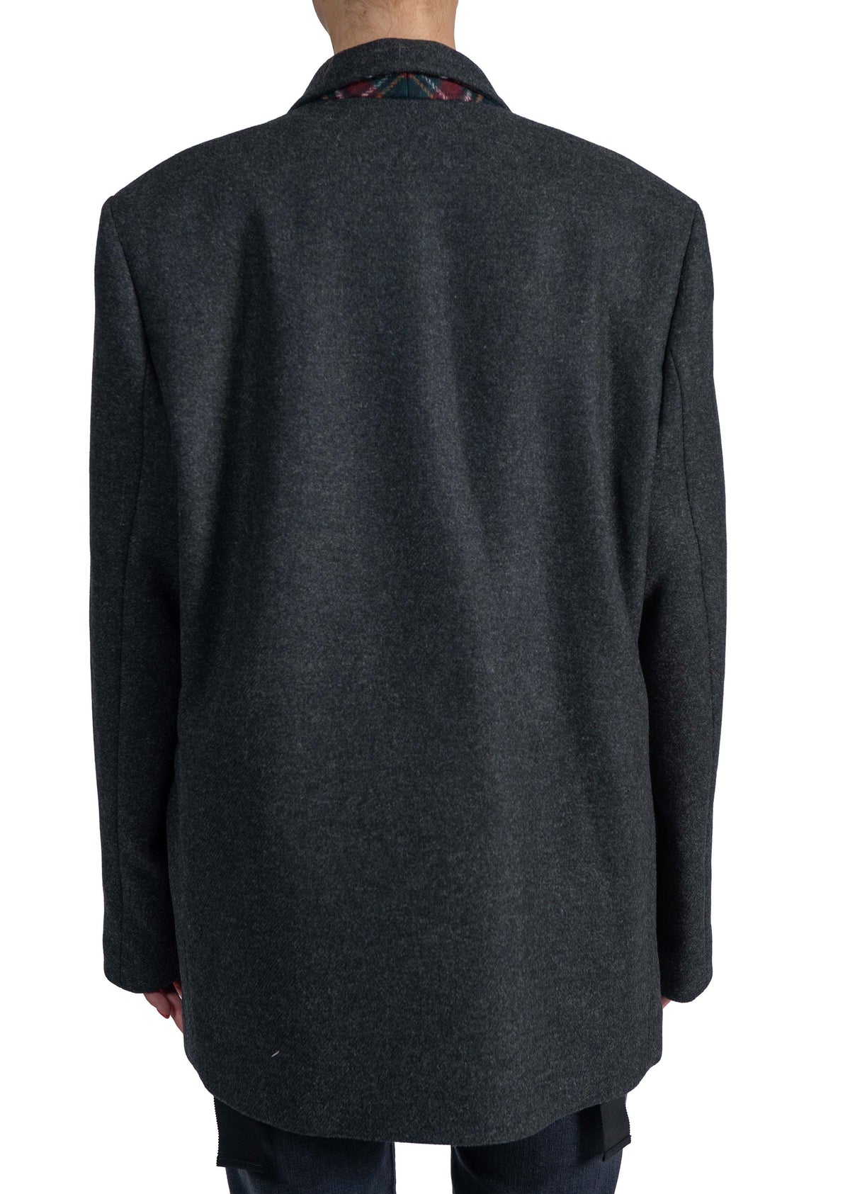 Giaccone in lana grigio L062 3127 GRIGIO N° 21 