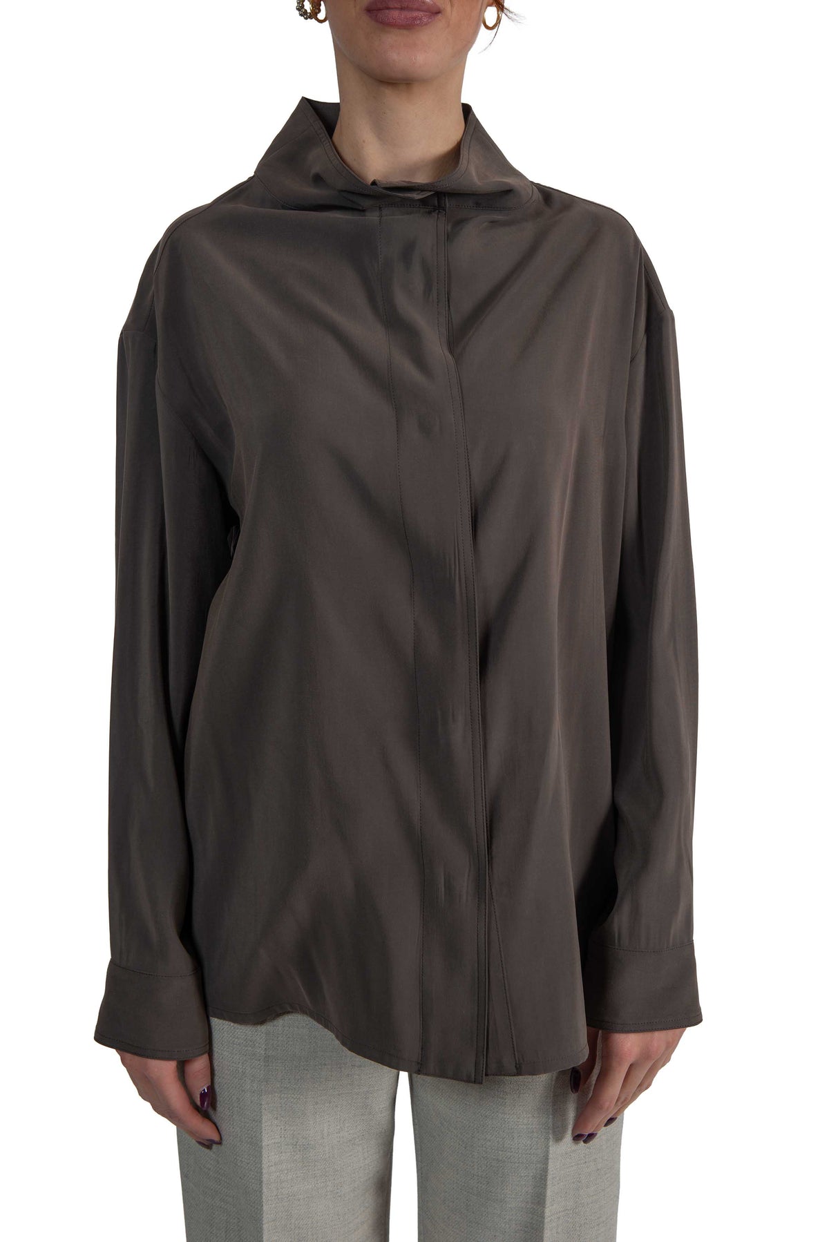 Camicia collo montato CAM03 CLAY RAME 