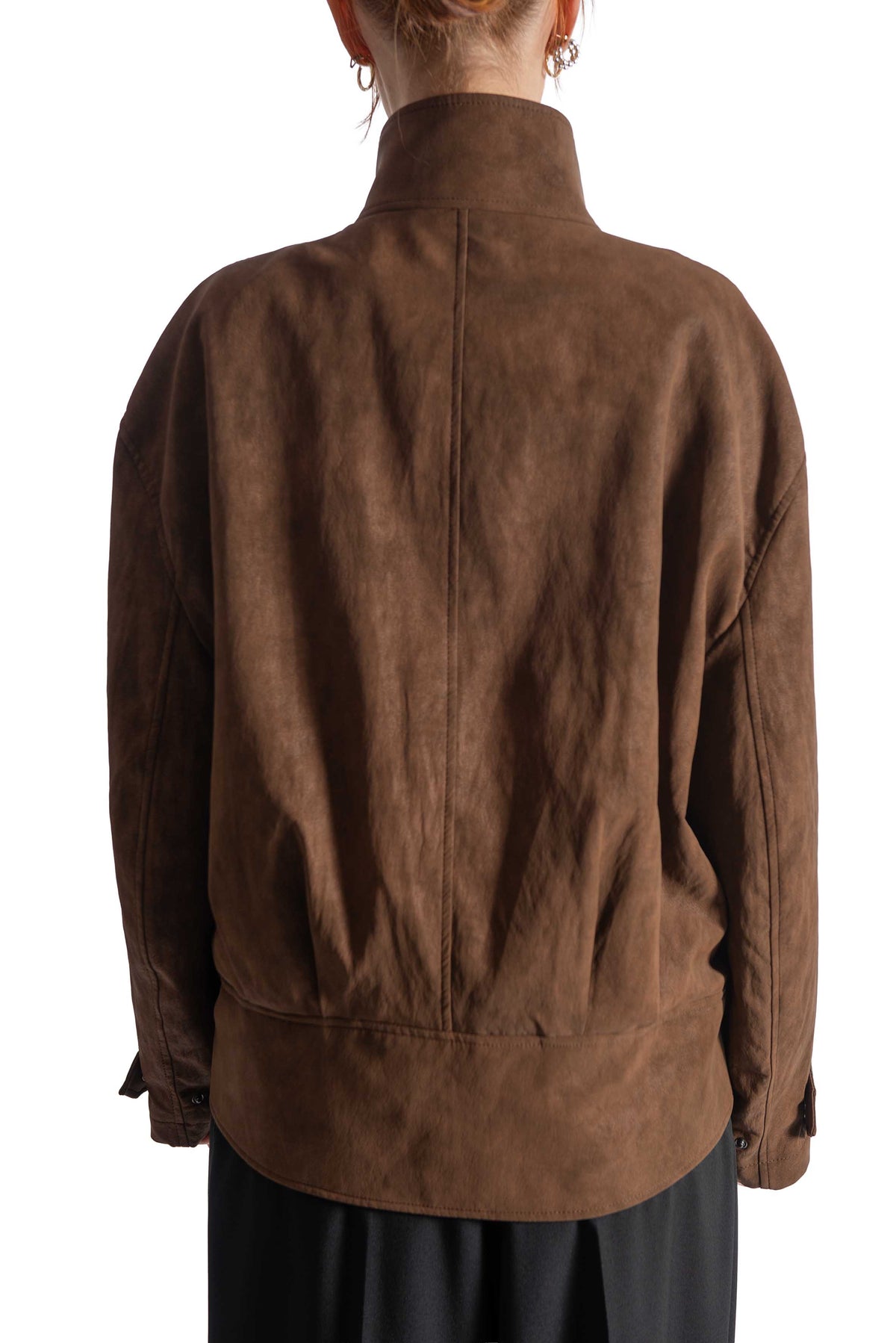 Bomber eco suede tabacco CAP05 TOFFEE RAME 