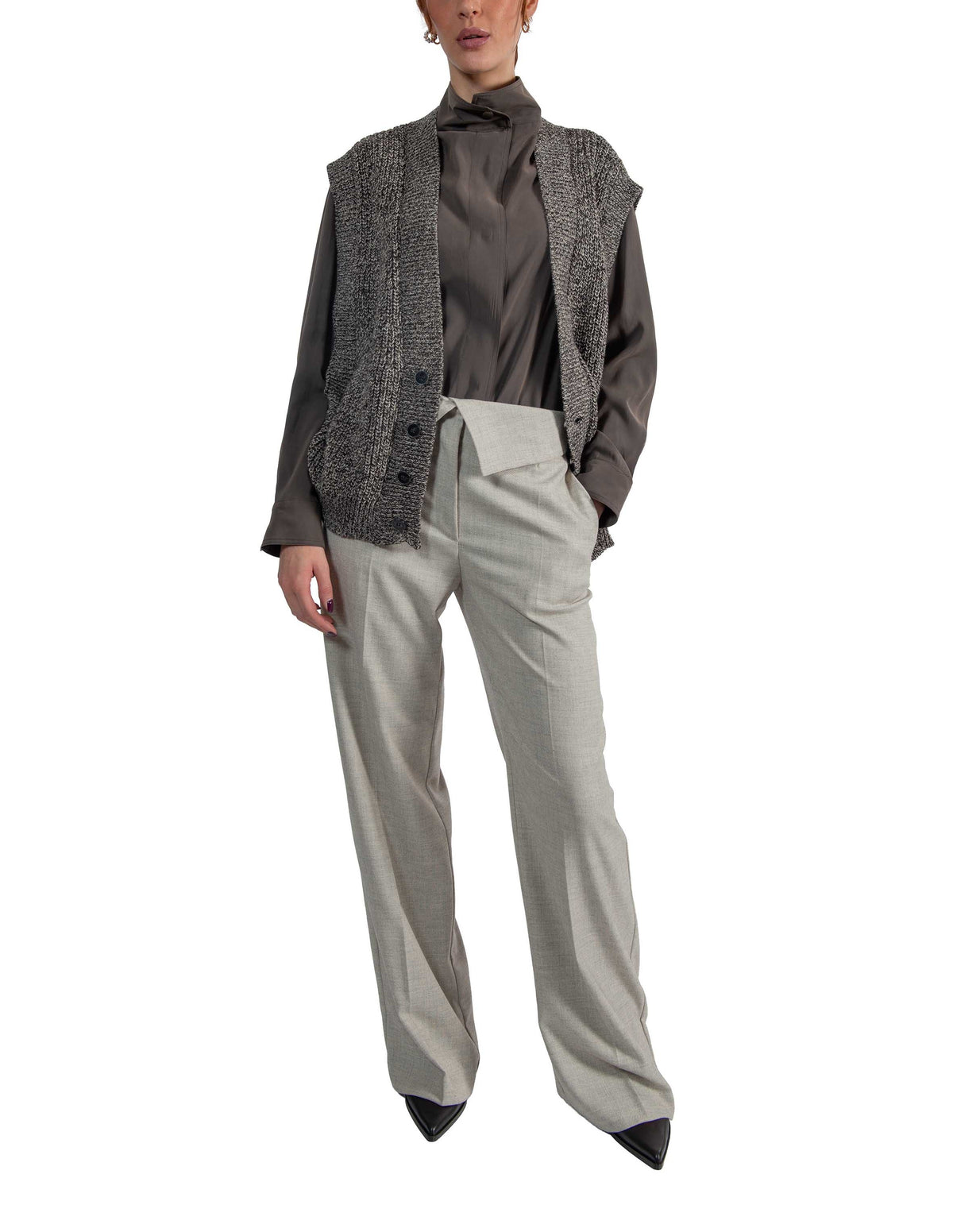 Gilet spinato MAG27 NOCE RAME 