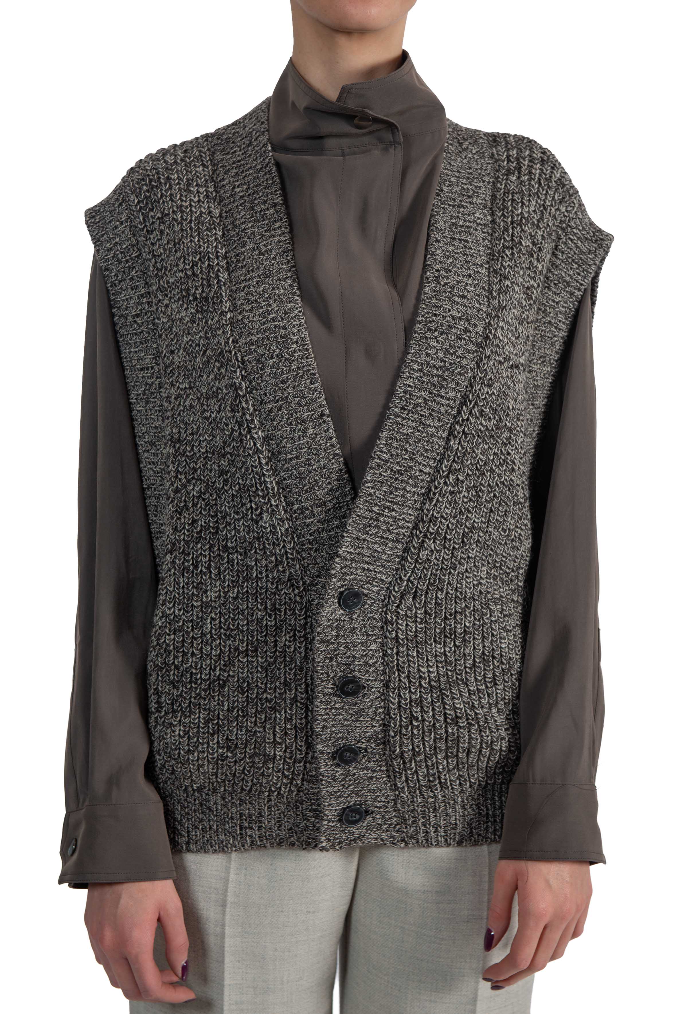 Gilet spinato MAG27 NOCE RAME 