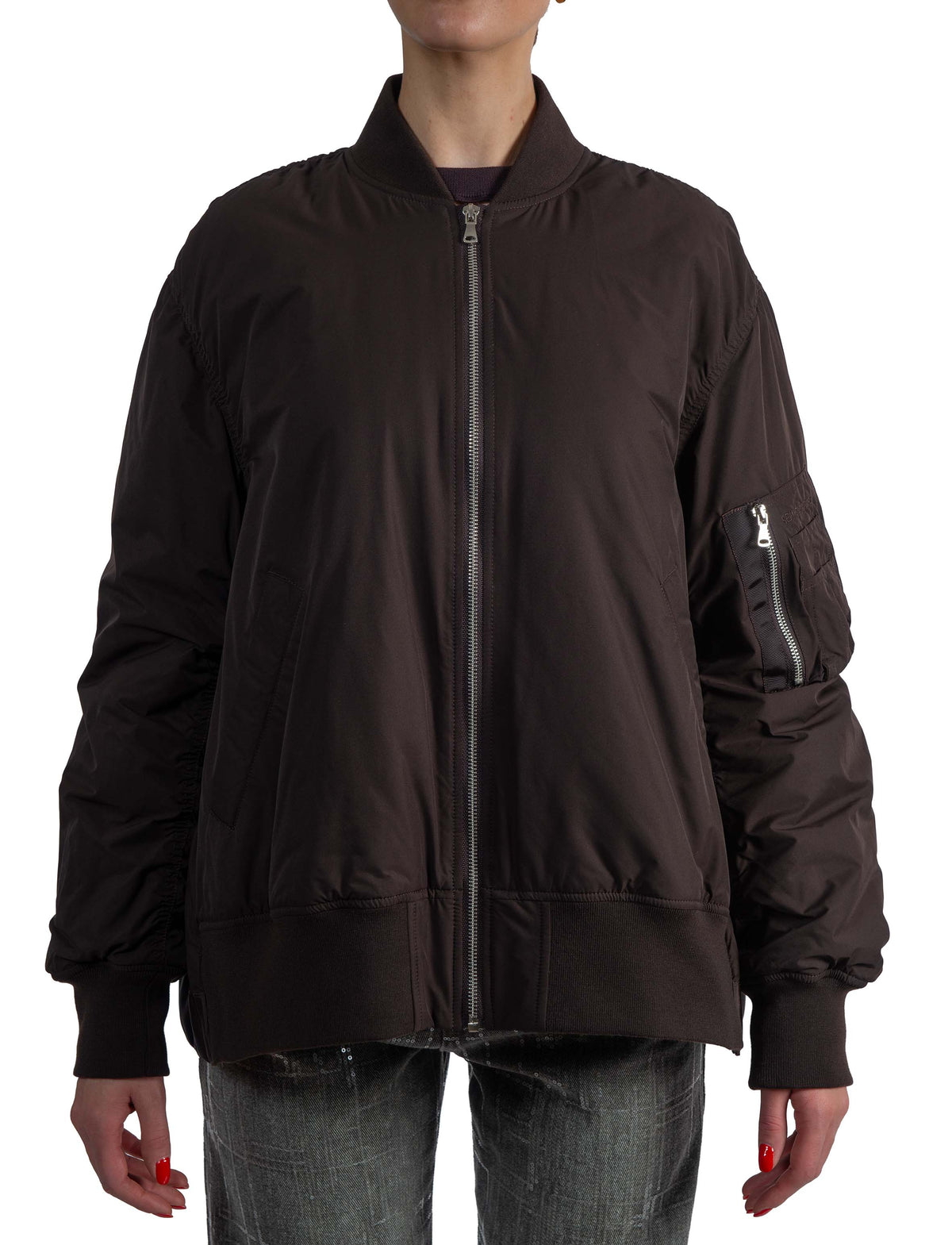 Bomber marrone Ada ADA MOKA SEMICOUTURE 