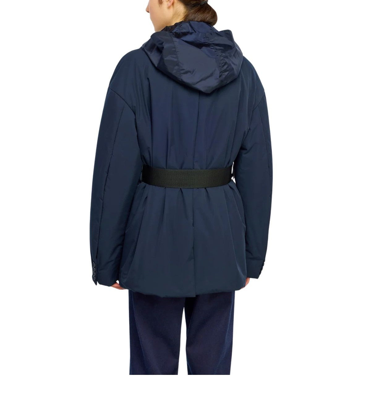 Piumino blu Agnes AGNES Y6WW01 BLUE SEMICOUTURE 