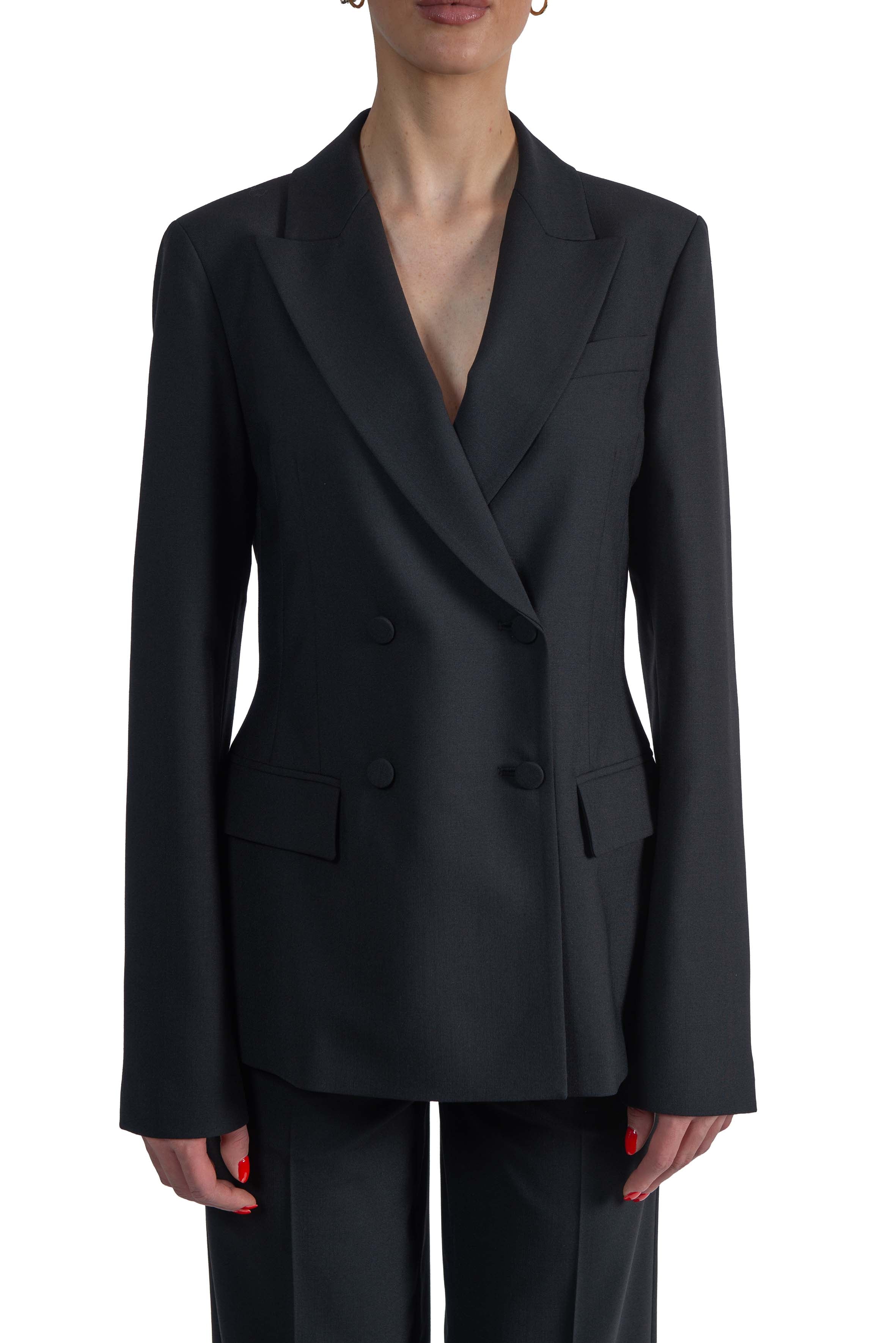 Giacca Alicia nera ALICIA Y6WI11 NERO SEMICOUTURE 