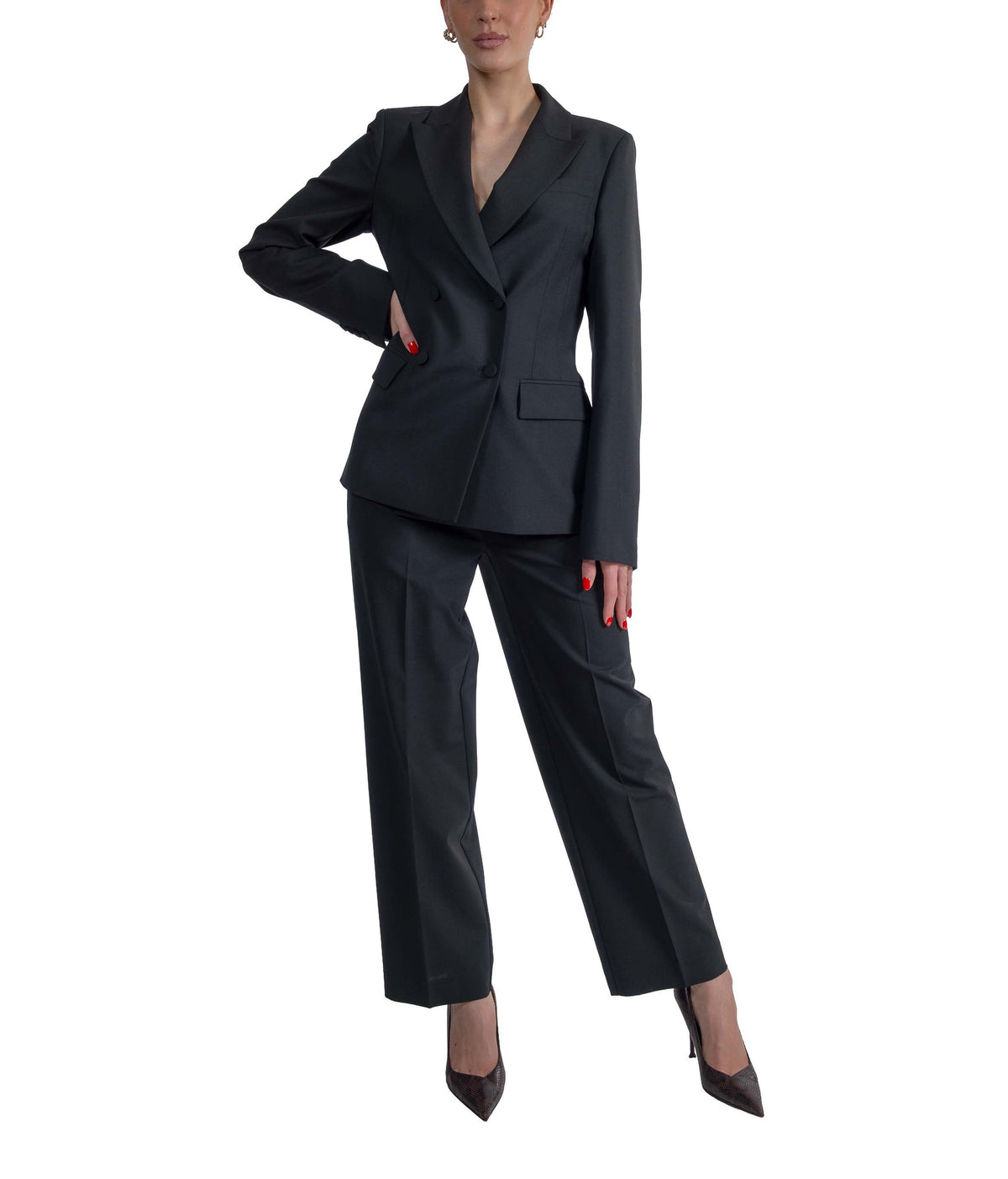 Giacca Alicia nera ALICIA Y6WI11 NERO SEMICOUTURE 