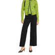 Cardigan verde con strass