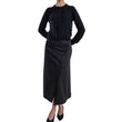 Cardigan nero con strass