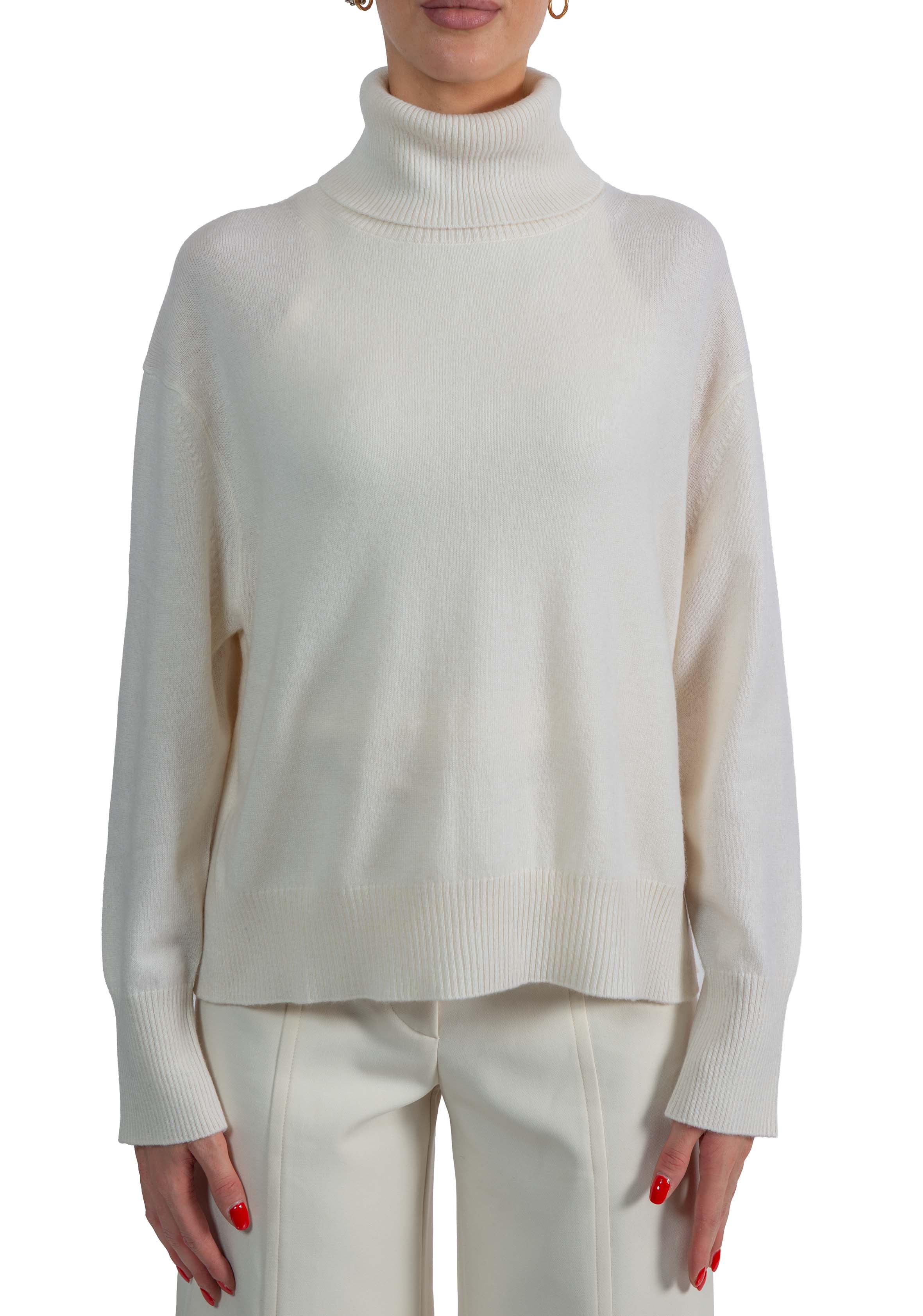 Maglia collo alto panna Dalia DALIA Y6WD04 BURRO SEMICOUTURE 