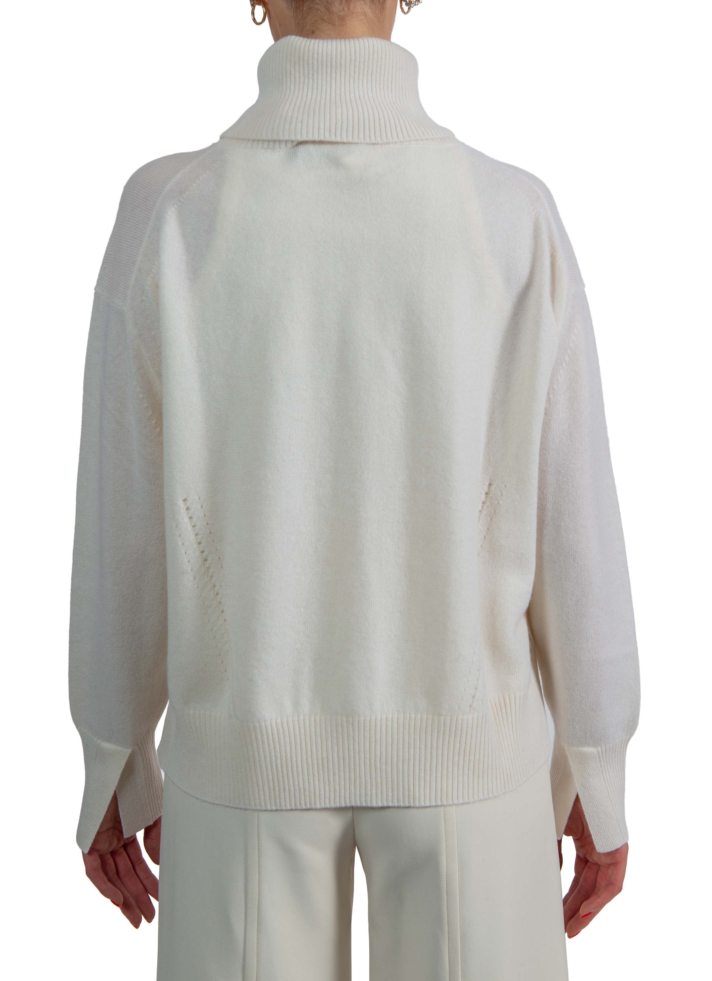 Maglia collo alto panna Dalia DALIA Y6WD04 BURRO SEMICOUTURE 