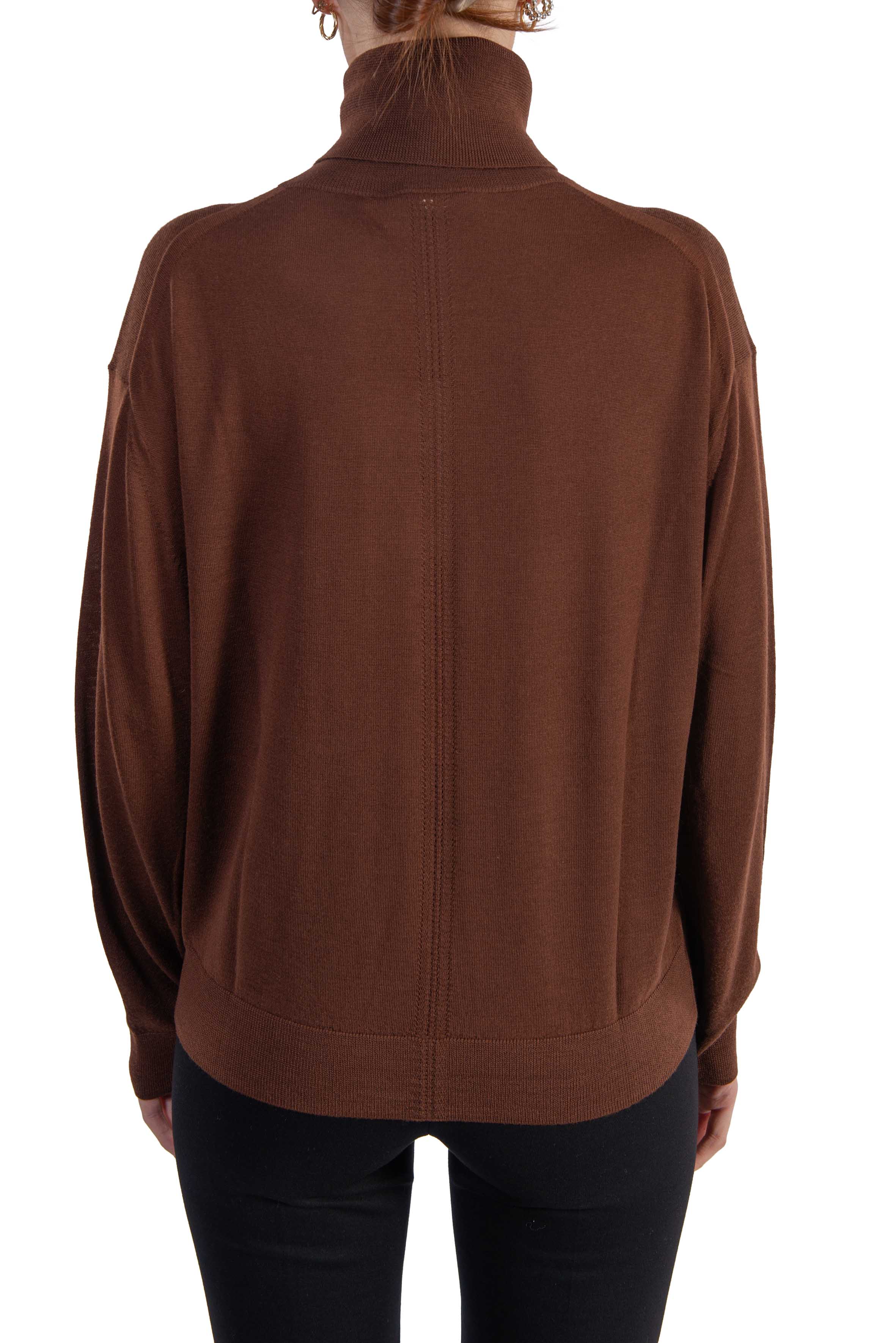 Maglia collo alto marrone Freda FREDA Y6WC56 CANYON SEMICOUTURE 