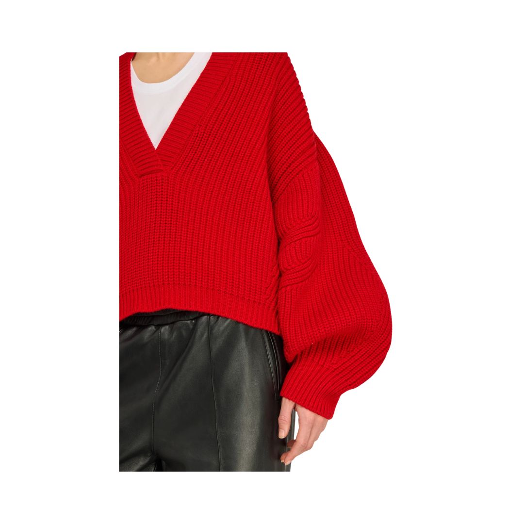 Maglia rossa Ginnie GINNIE ROSSO SEMICOUTURE 