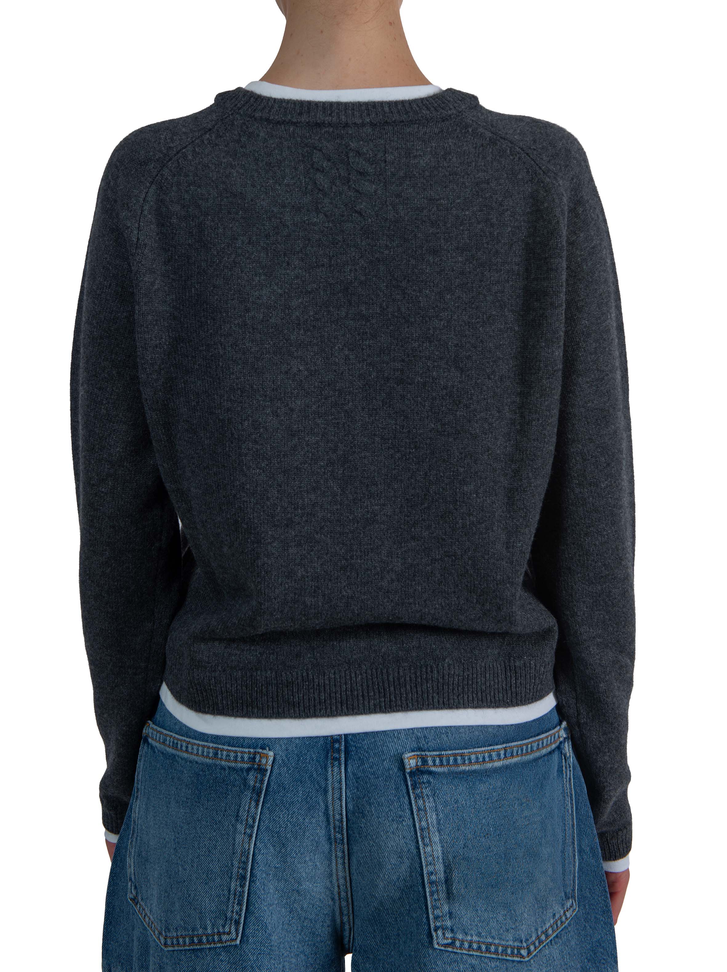 Maglia grigia Sarah SARAH GRIGIO SEMICOUTURE 