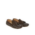 Mocassino con borchie R51 DARK BROWN STRATEGIA 