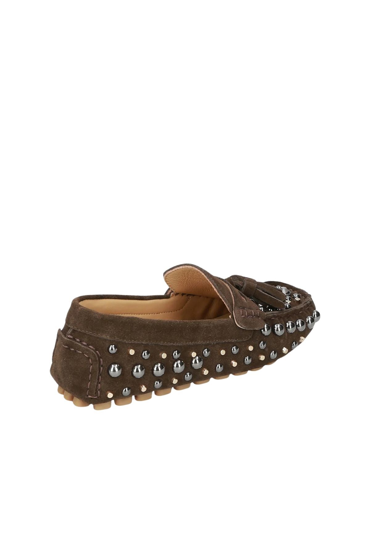 Mocassino con borchie R51 DARK BROWN STRATEGIA 