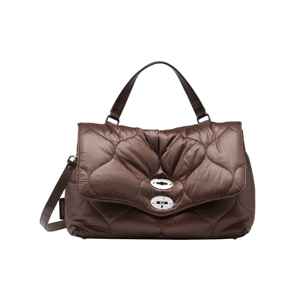 Postina M in tessuto brown perugia POSTINA M LUNARIA BROWN PERUGIA ZANELLATO 